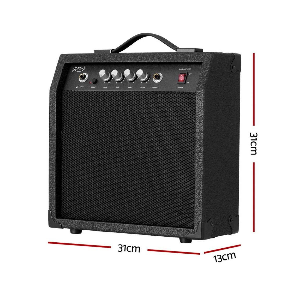 2 Alpha 40W Bass Guitar Amplifier Portable - Black, 2 of 7