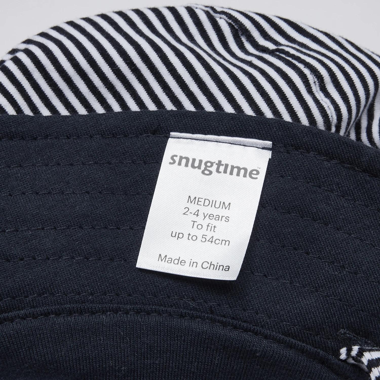 4 Snugtime Stipe Jersey Bucket Hat NAVY, 4 of 6