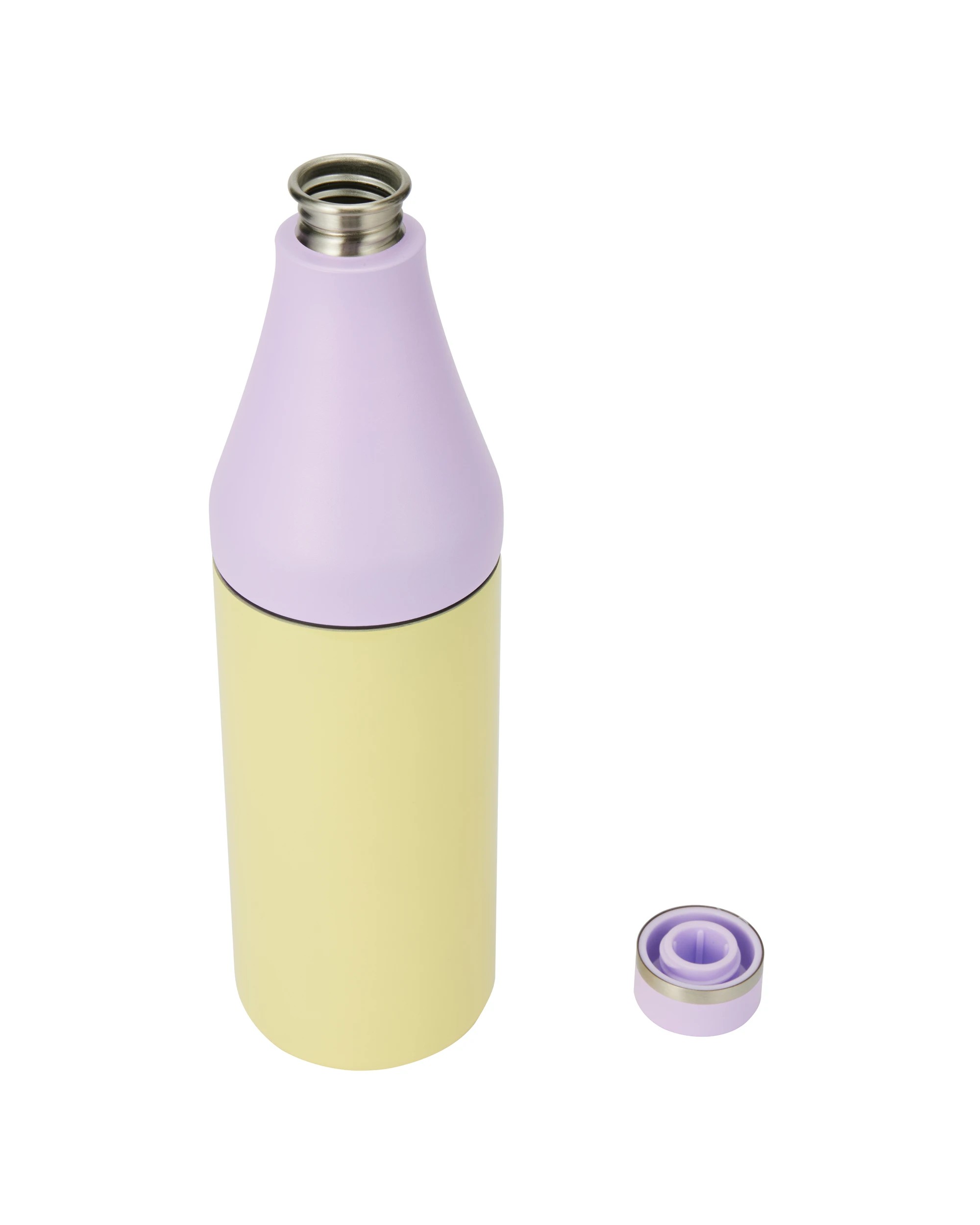 4 600ml Lemon Stainless Steel Drink Bottle, 4 of 6