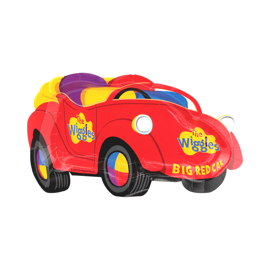 1 Amscan The Wiggles Party Big Red Car Paper Plates Pack of 8, 1 of 2