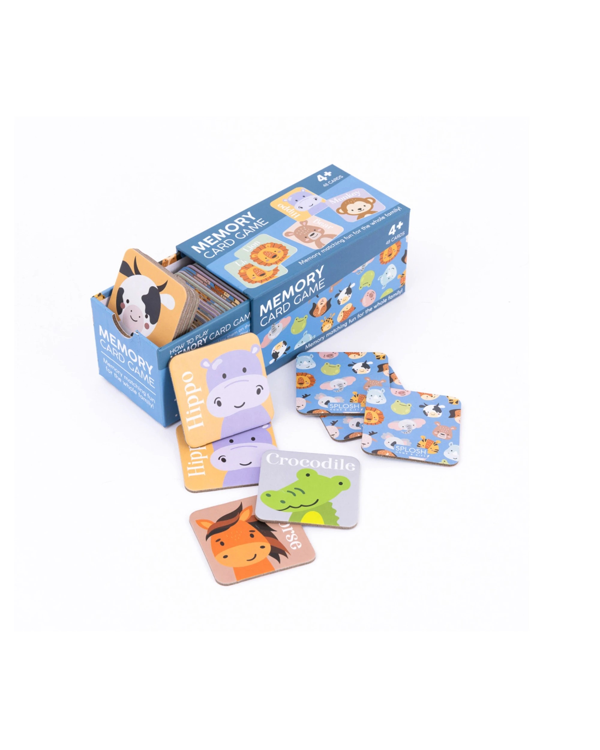 3 Splosh 48pc Memory Card Kids Game Interactive Children Toy - Blue, 3 of 7