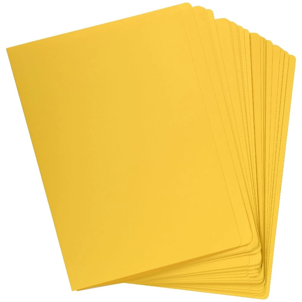 4 J.Burrows A4 Manila Folder Yellow 25 Pack, 4 of 4