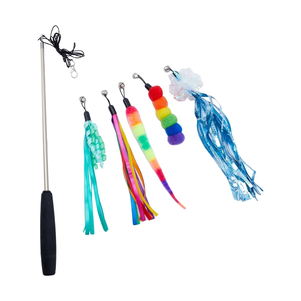 2 Cat Toy Multi Teaser Wand, 2 of 6