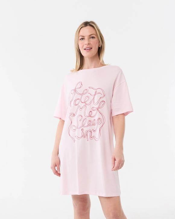 Cotton Graphic Knit Nightie