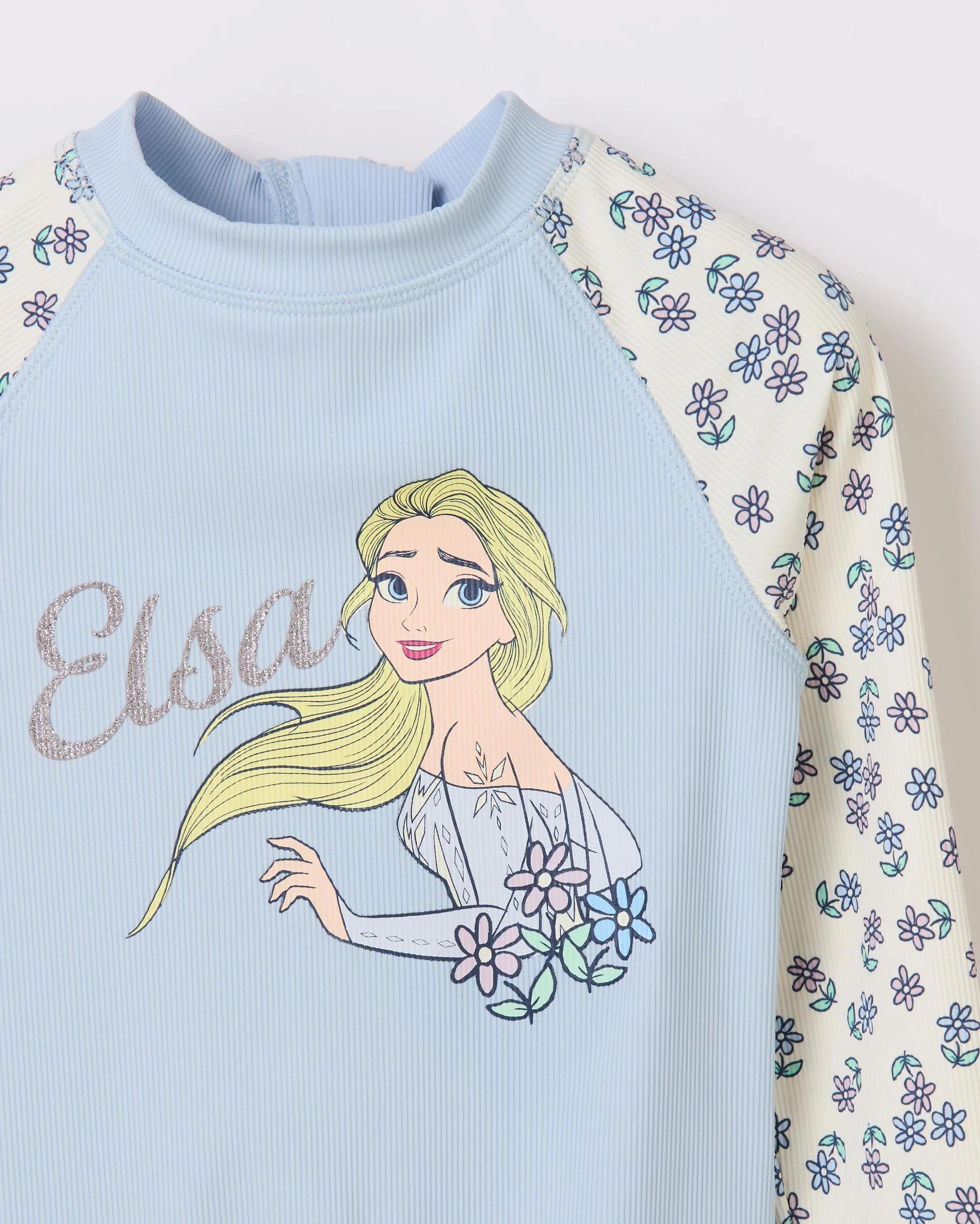 2 Disney Frozen Swim Surfsuit BLUE, 2 of 2