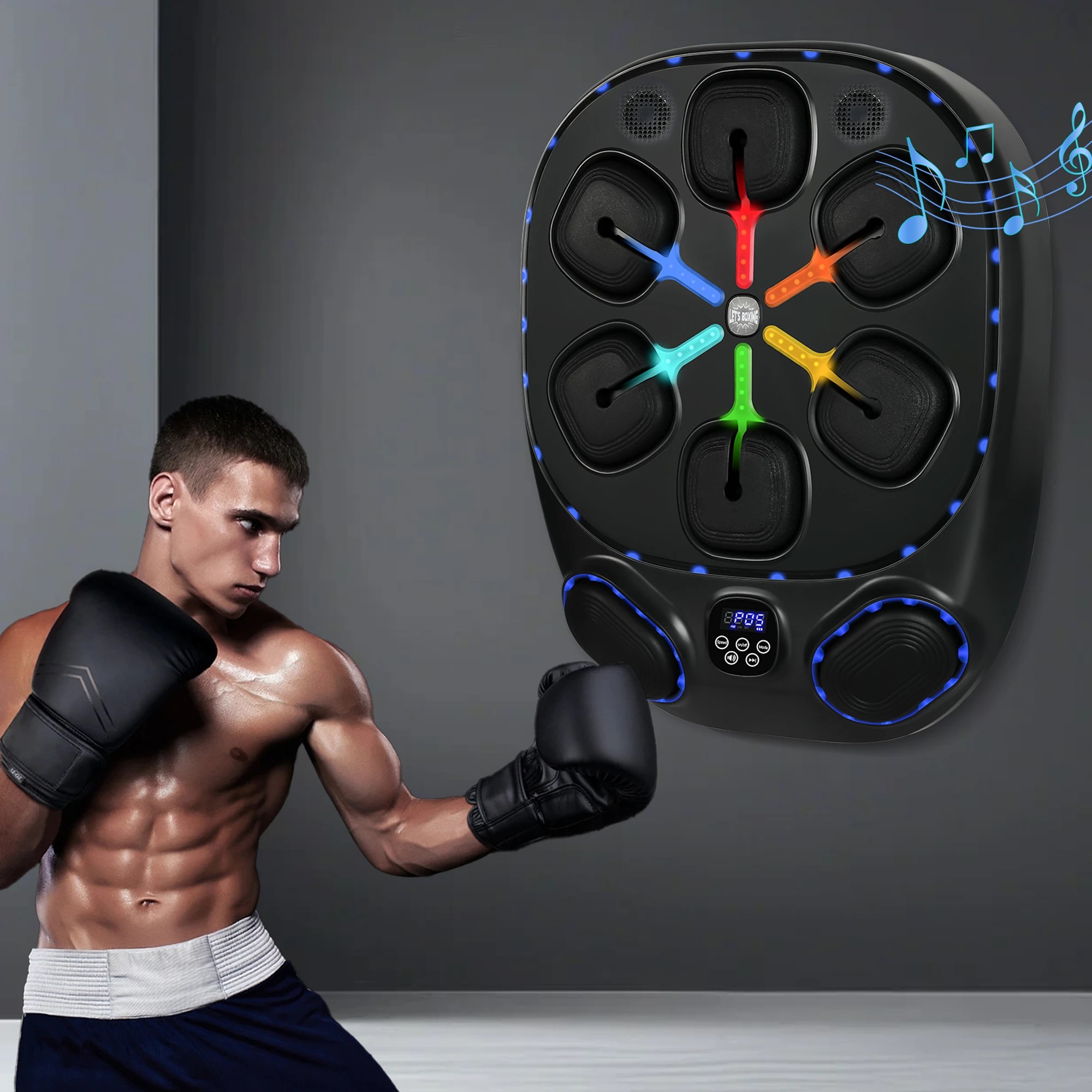 7 Centra Smart Music Boxing Machine Wall Mounted Punching Bluetooth Adult Kids, 7 of 9