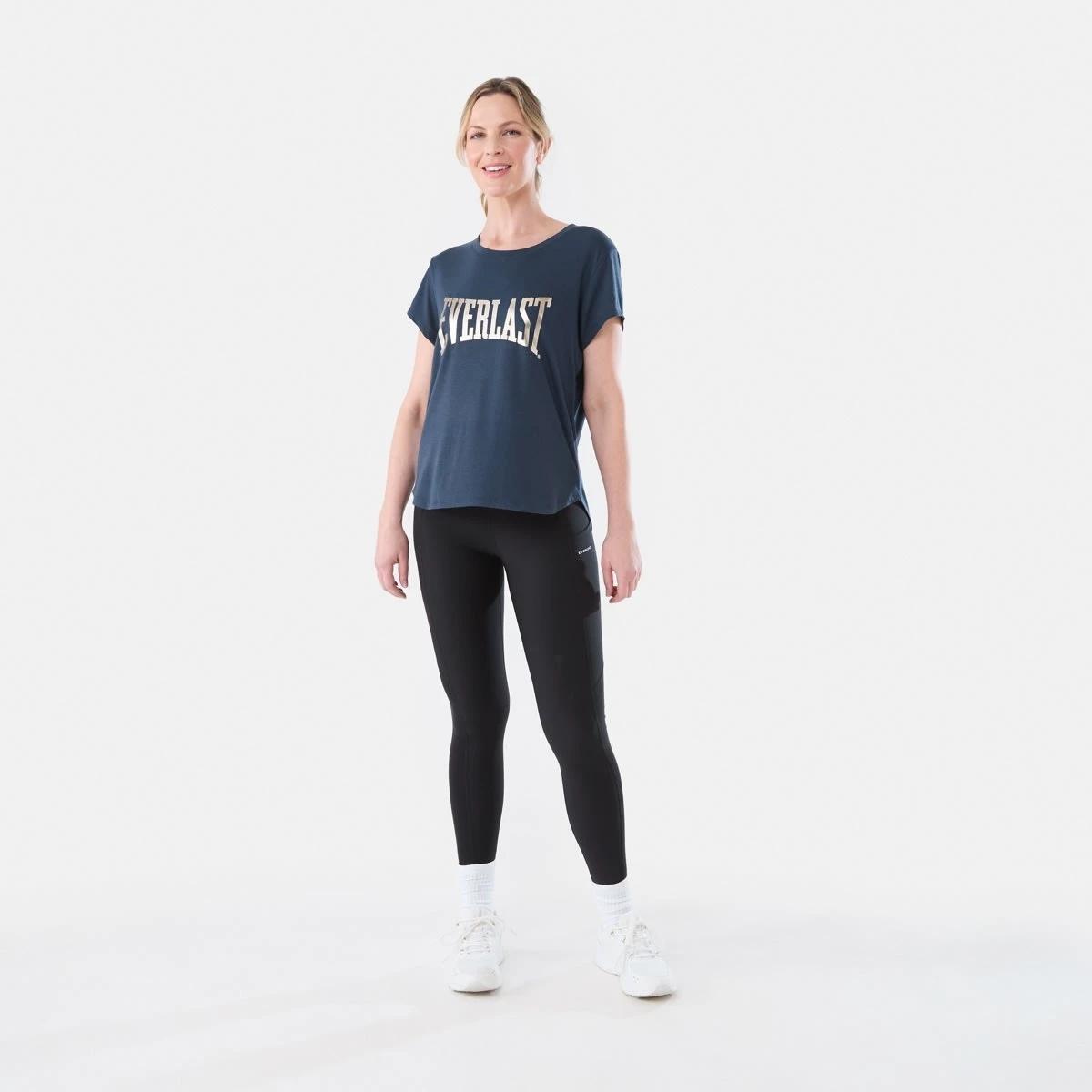 6 Everlast Womens Scoop Neck T-shirt EVERLAST MOOD INDIGO, 6 of 6