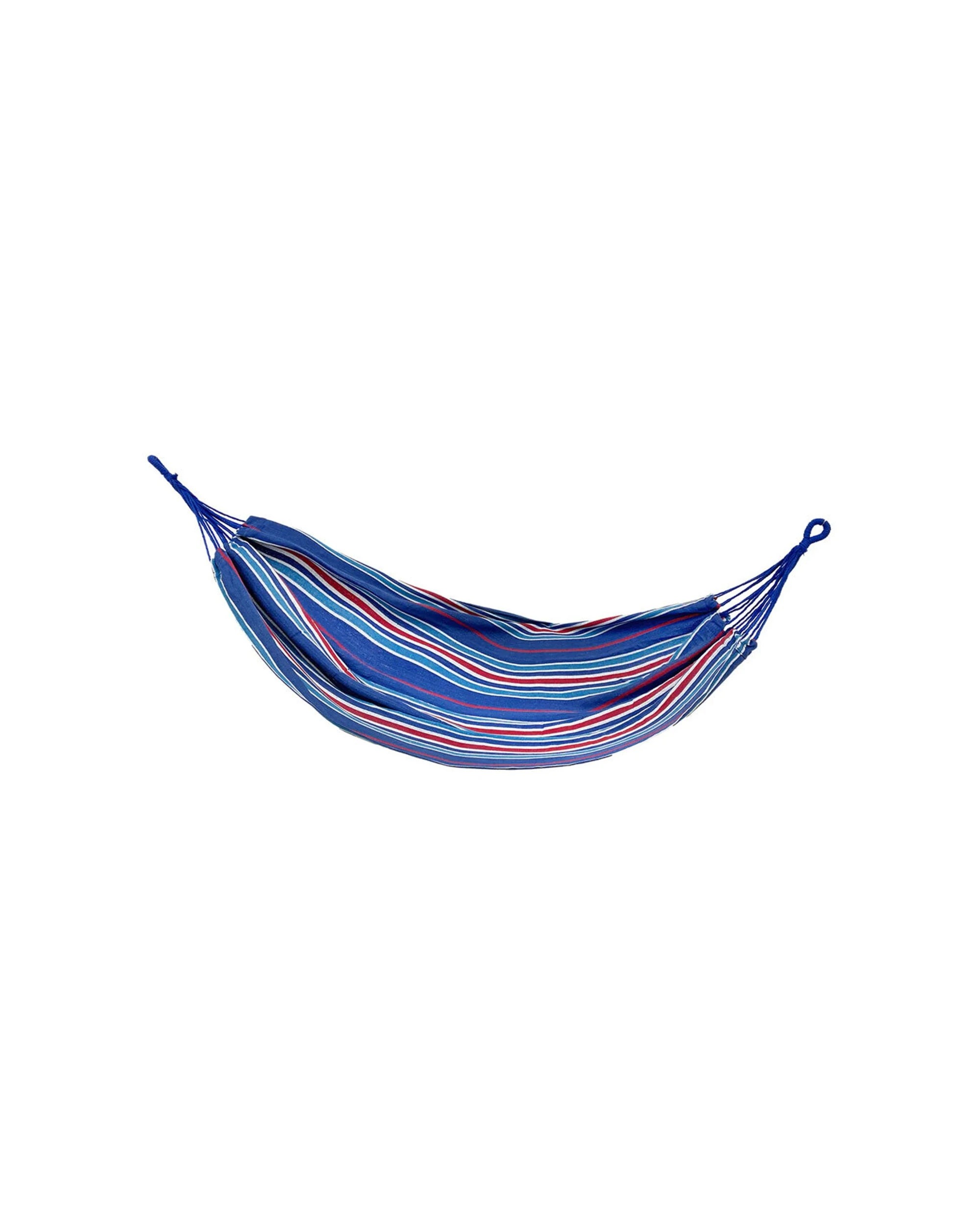 2 Wildtrak Travel Double Hammock With Carry Bag Canvas Camping - Multi, 2 of 3