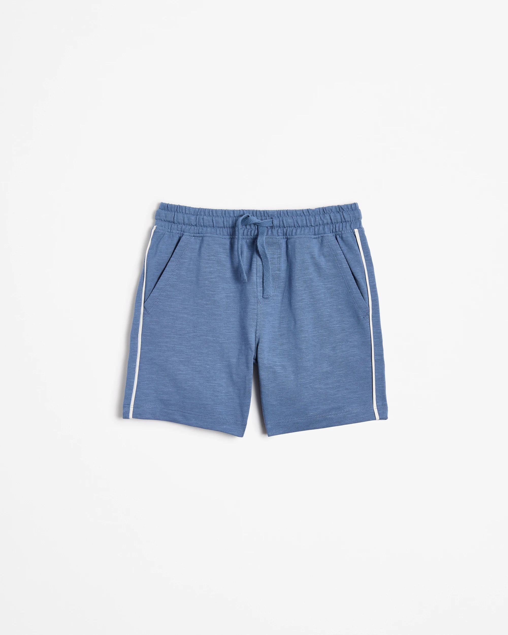 4 Target Australian Cotton Side Stripe Shorts BLUE, 4 of 5