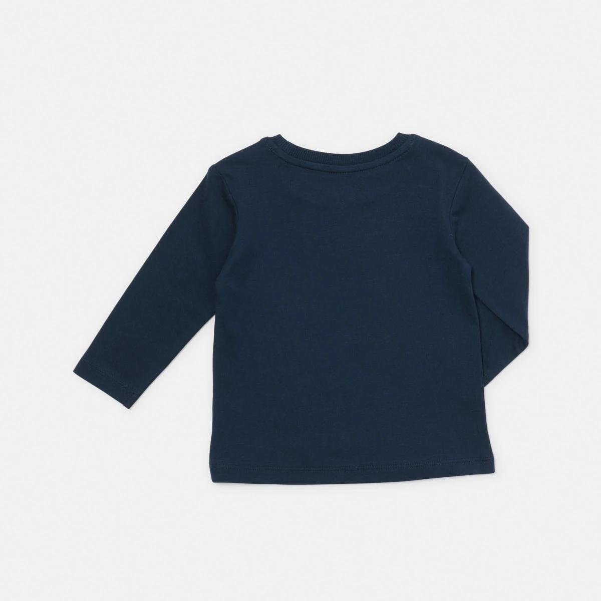 2 Everyday Long Sleeve T-shirt Nvy Dino, 2 of 3