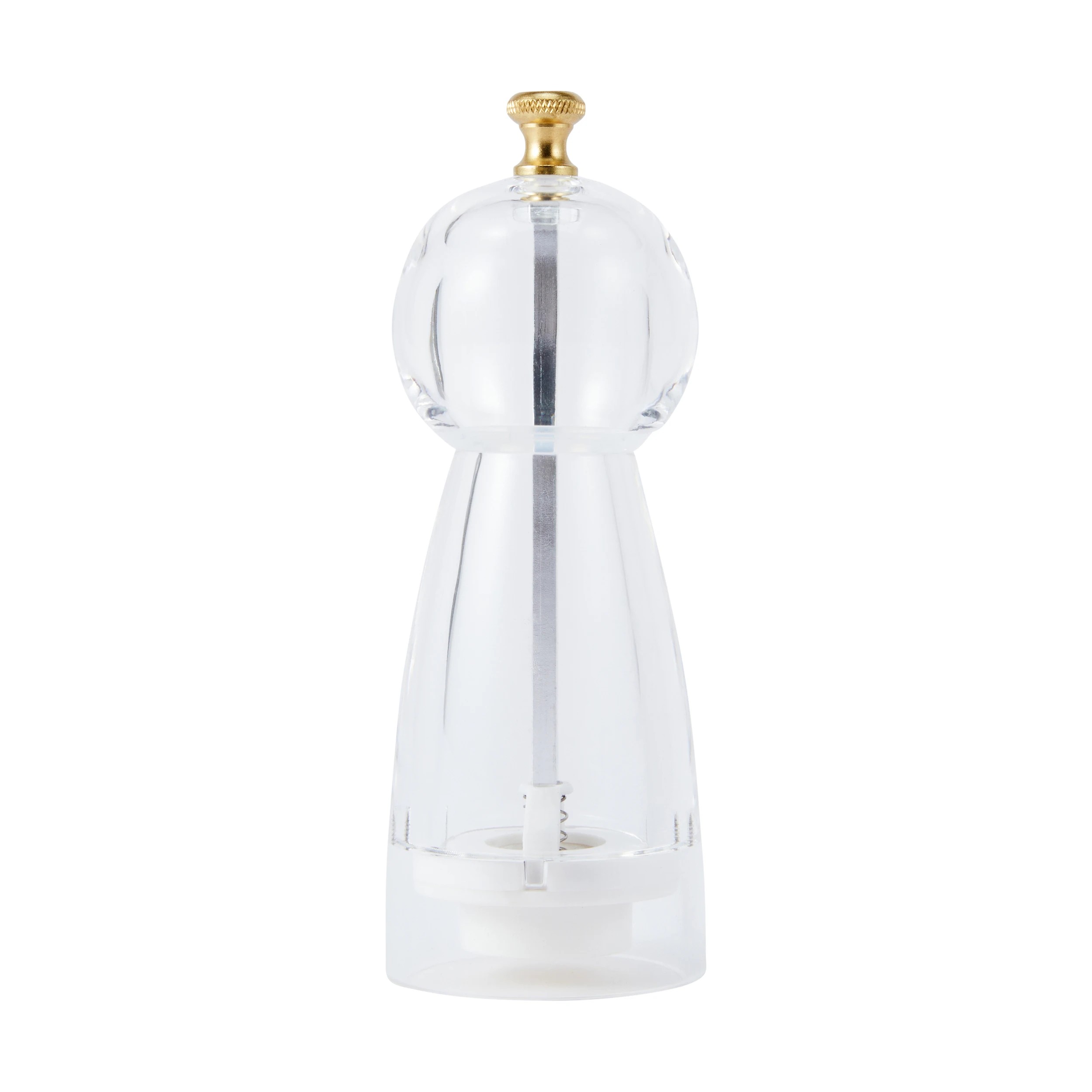 3 2 Pack Clear Salt and Pepper Grinders, 3 of 6