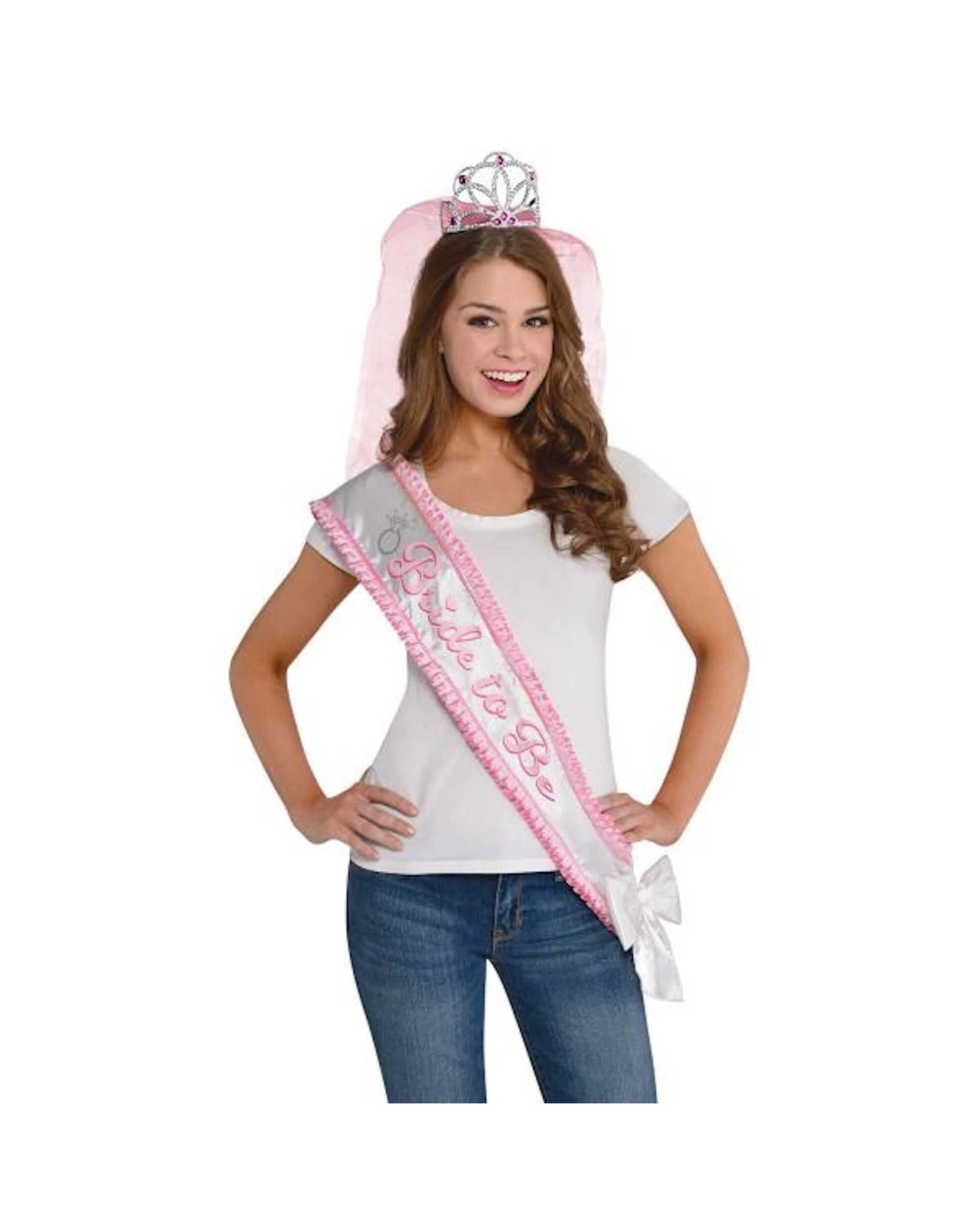 1 Amscan Inc. Bride to Be Deluxe Sash - Pink, 1 of 1