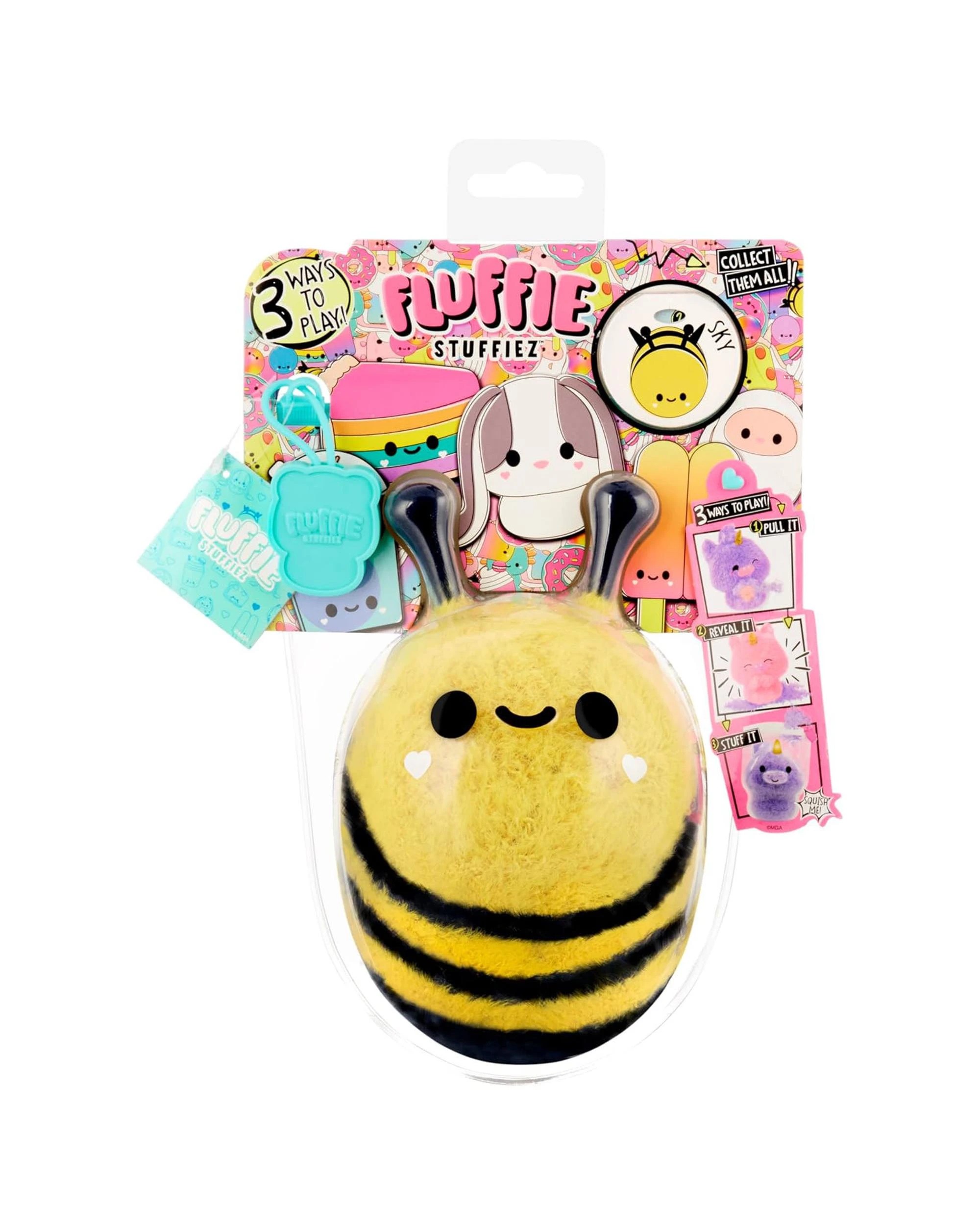 1 Fluffie Stuffiez Sky Bee/Ladybug Small Plush, 1 of 4