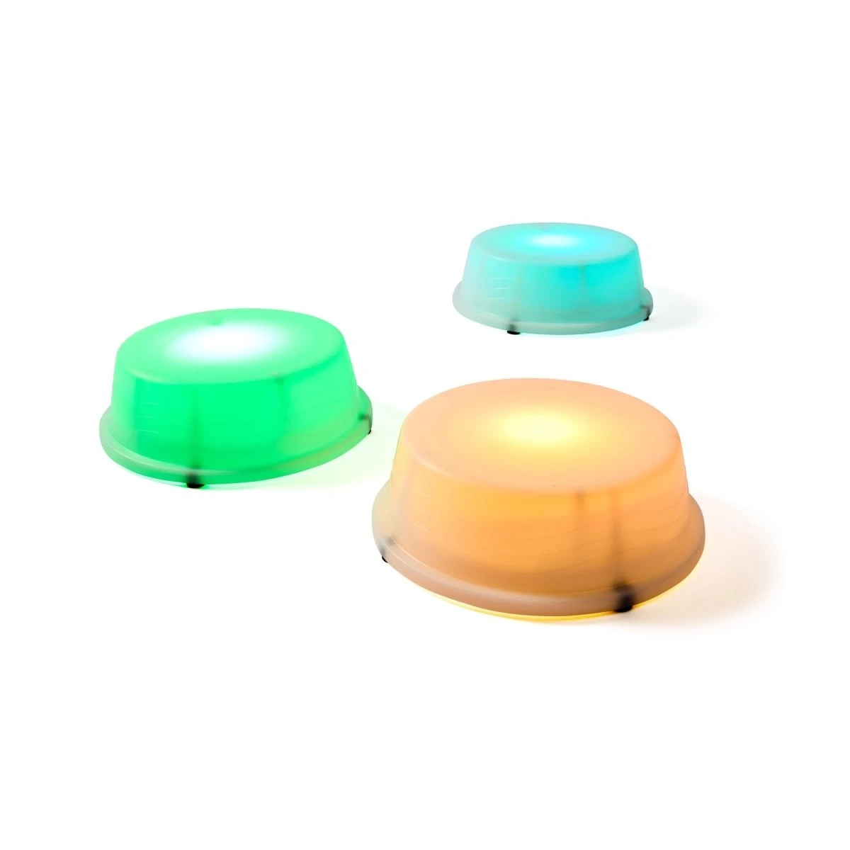 3 3 Piece Light Up Stepping Stone, 3 of 8