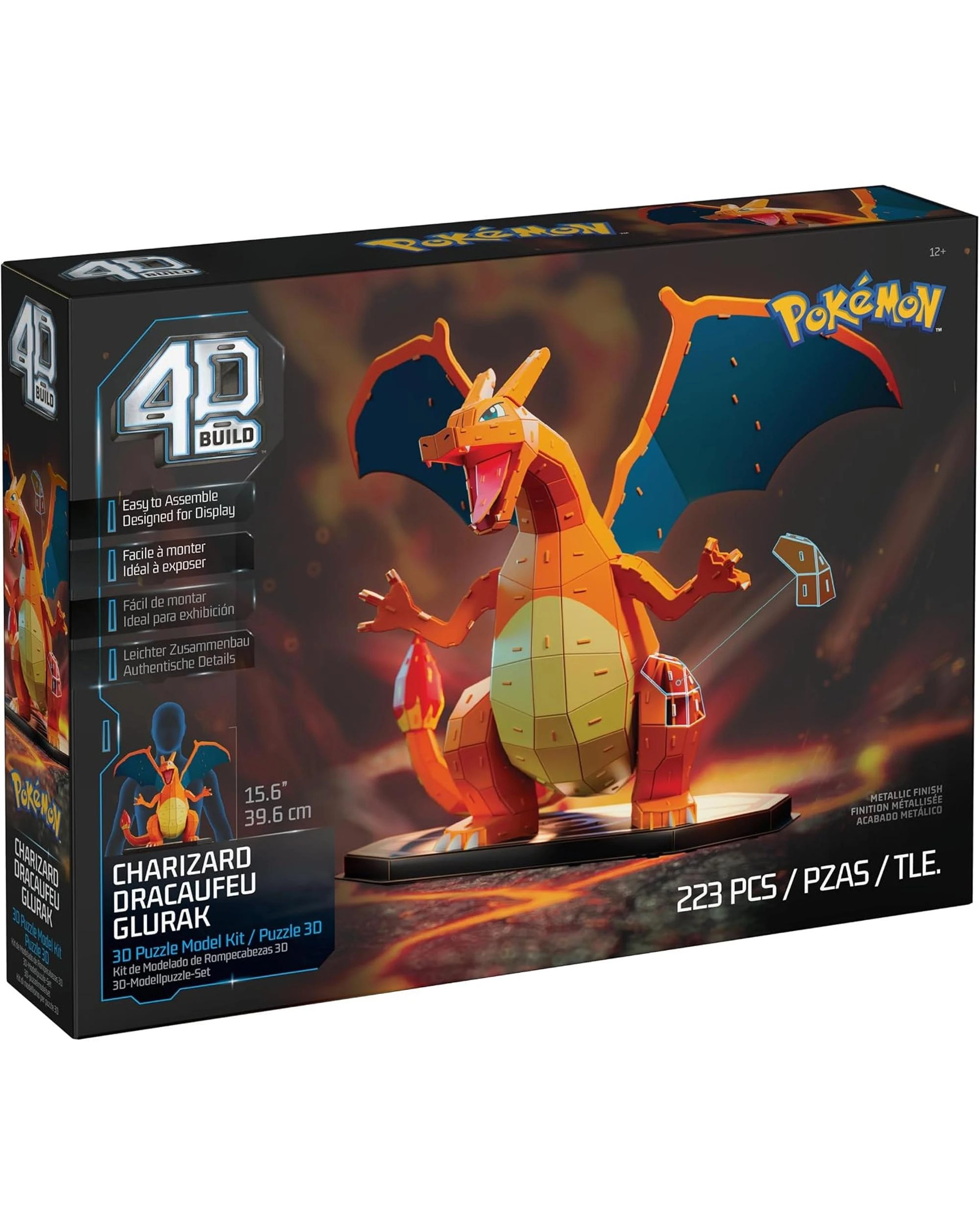 2 4D Build Pokemon Charizard Model Kit, 2 of 9
