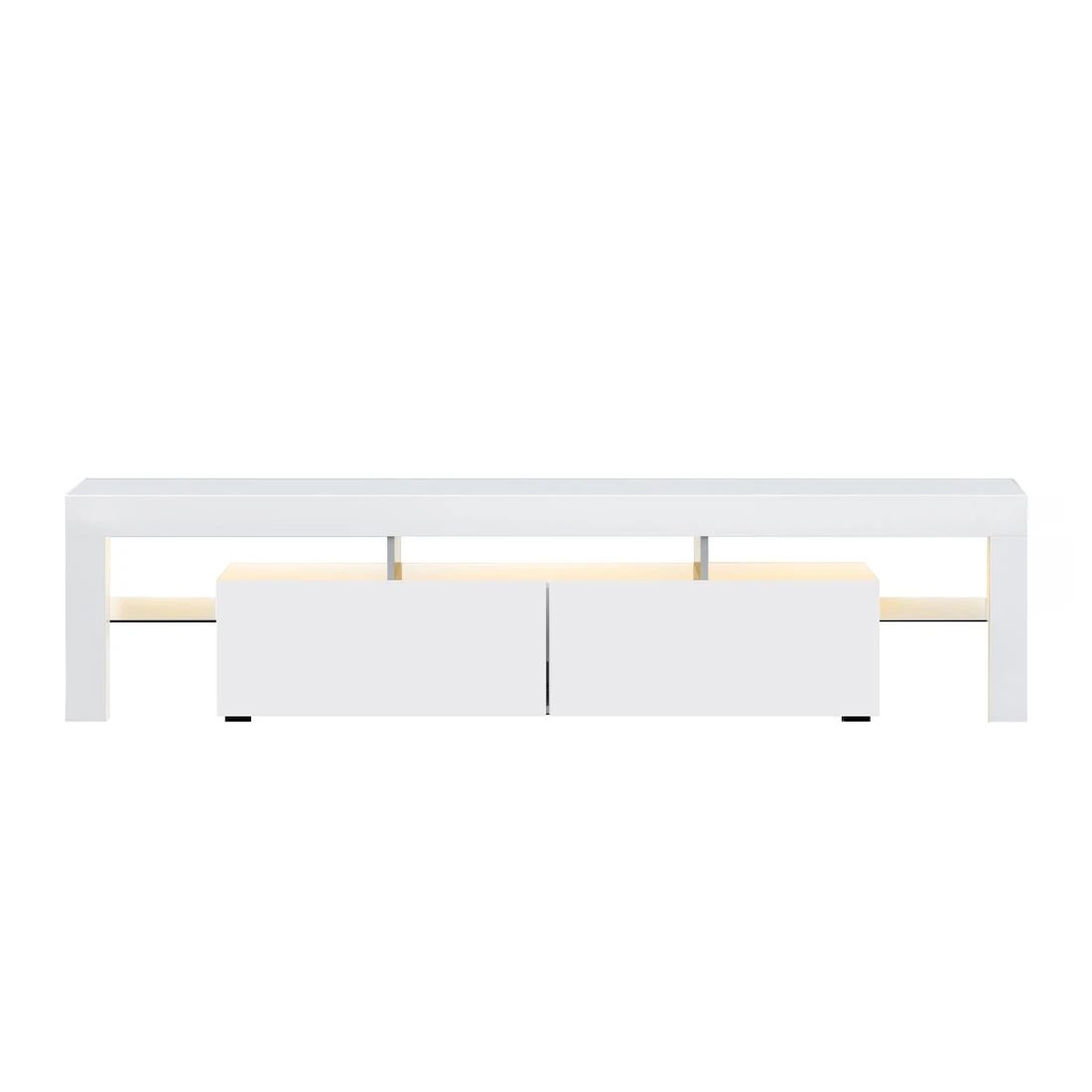 5 Artiss Entertainment Unit TV Cabinet LED 189cm - White, 5 of 8