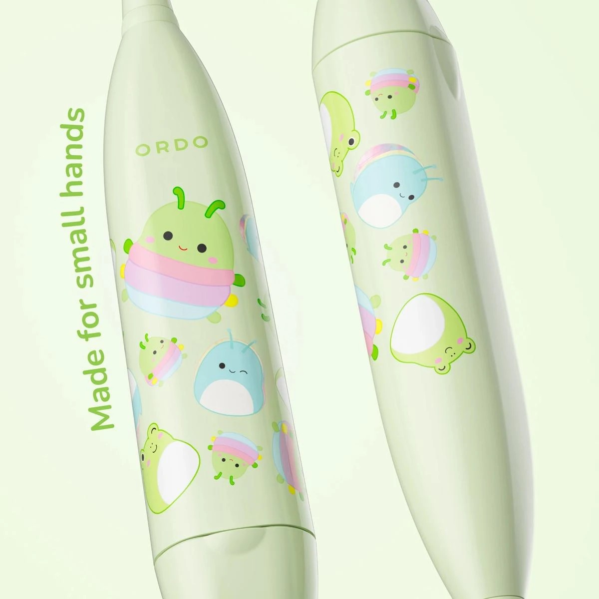 2 Original Squishmallows 2 Pack Ordo Sonic Kids Battery Brush Heads - Rutabaga, 2 of 7