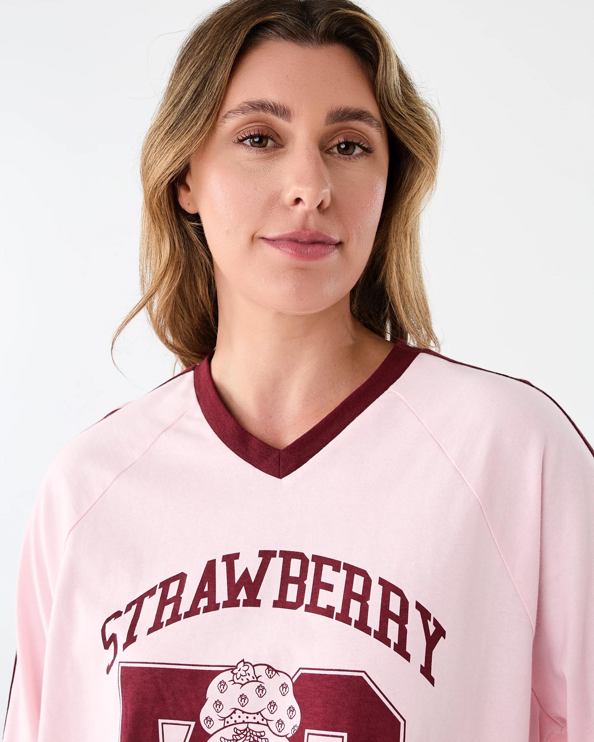 4 Strawberry Shortcake License Long Sleeve Print T-shirt Stbcake, 4 of 7