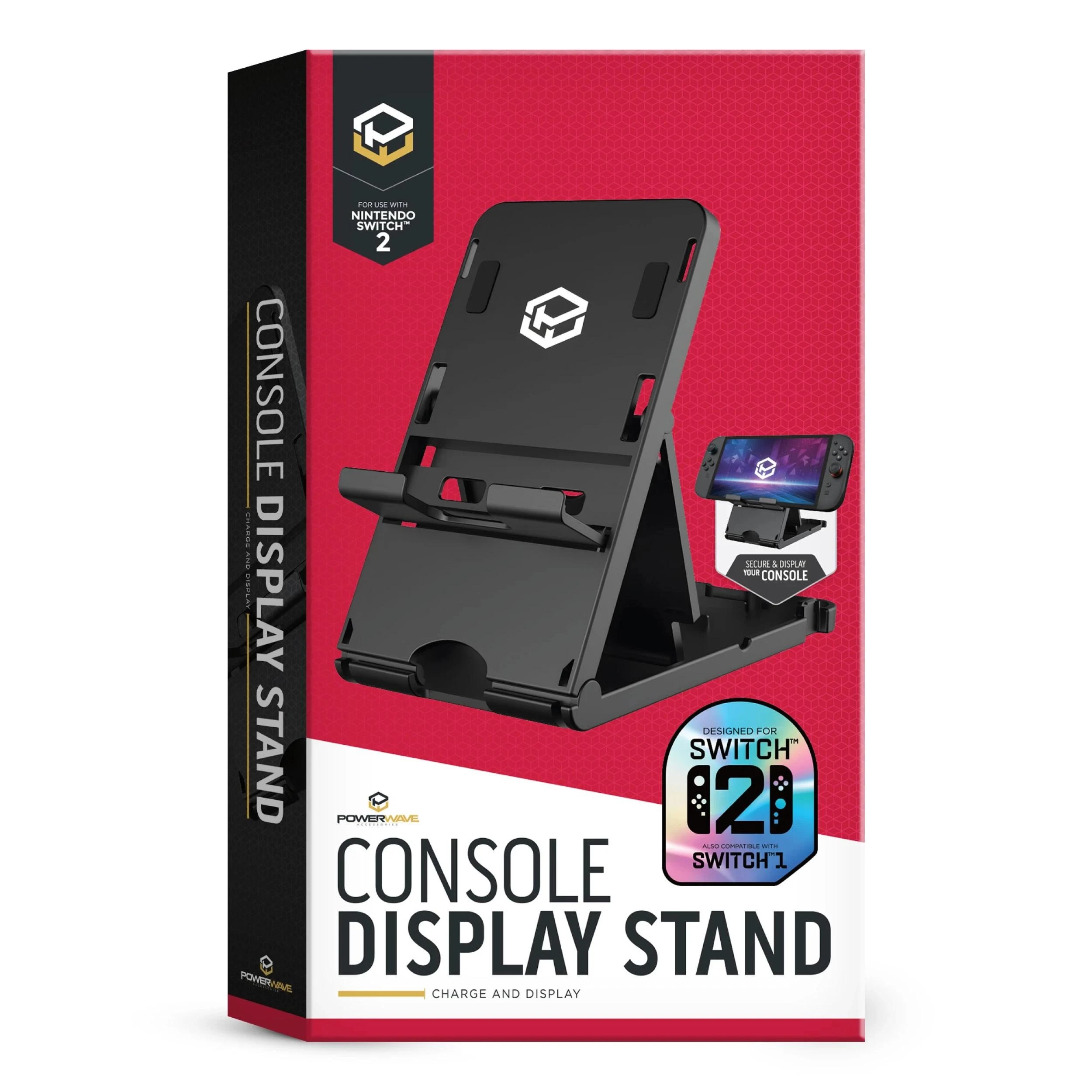 1 Powerwave Console Display Stand - Nintendo Switch 2 - Black, 1 of 9