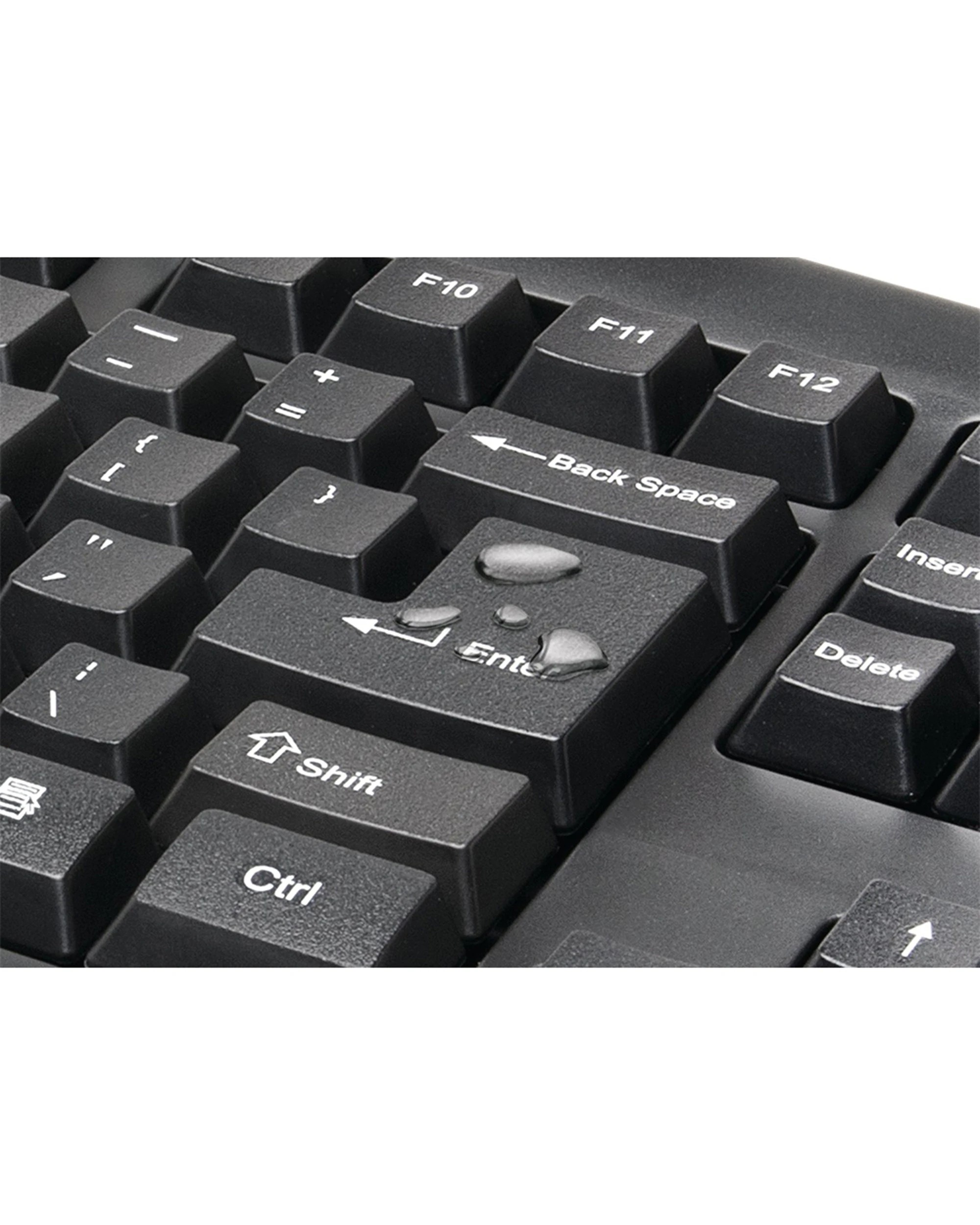 3 Kensington Pro Fit Wireless Keyboard Full Size For Computer/Desktop - Black, 3 of 4