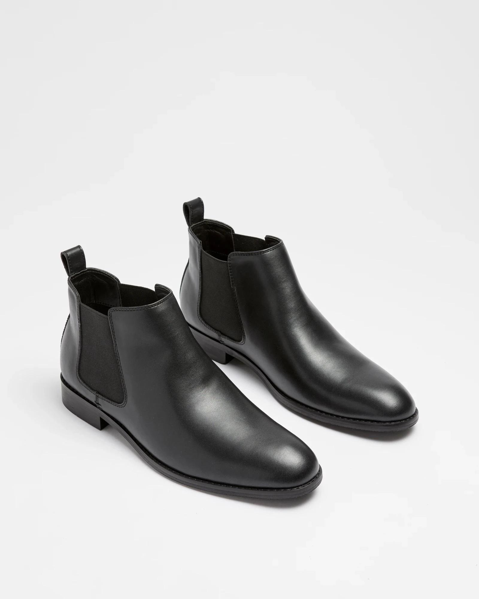 3 Target Mens Leather Chelsea Boots - James BLACK, 3 of 3