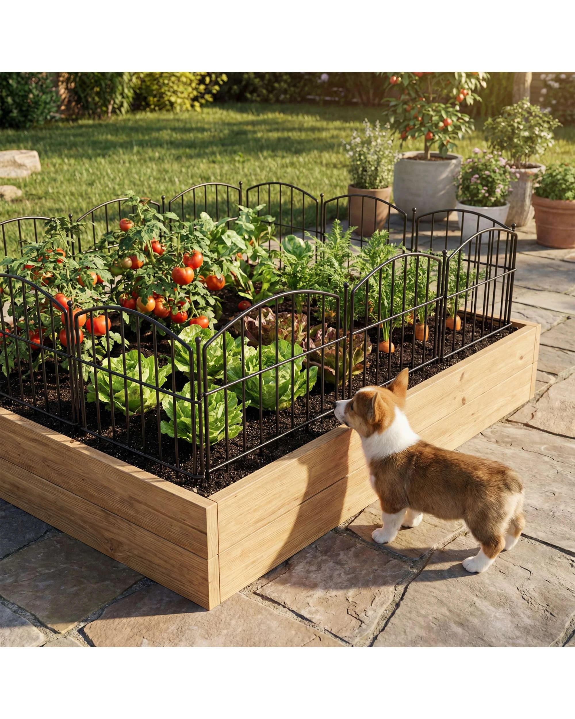 5 Advwin Garden Fence DIY Flower Bed Pet Barrier Border, 5 of 9