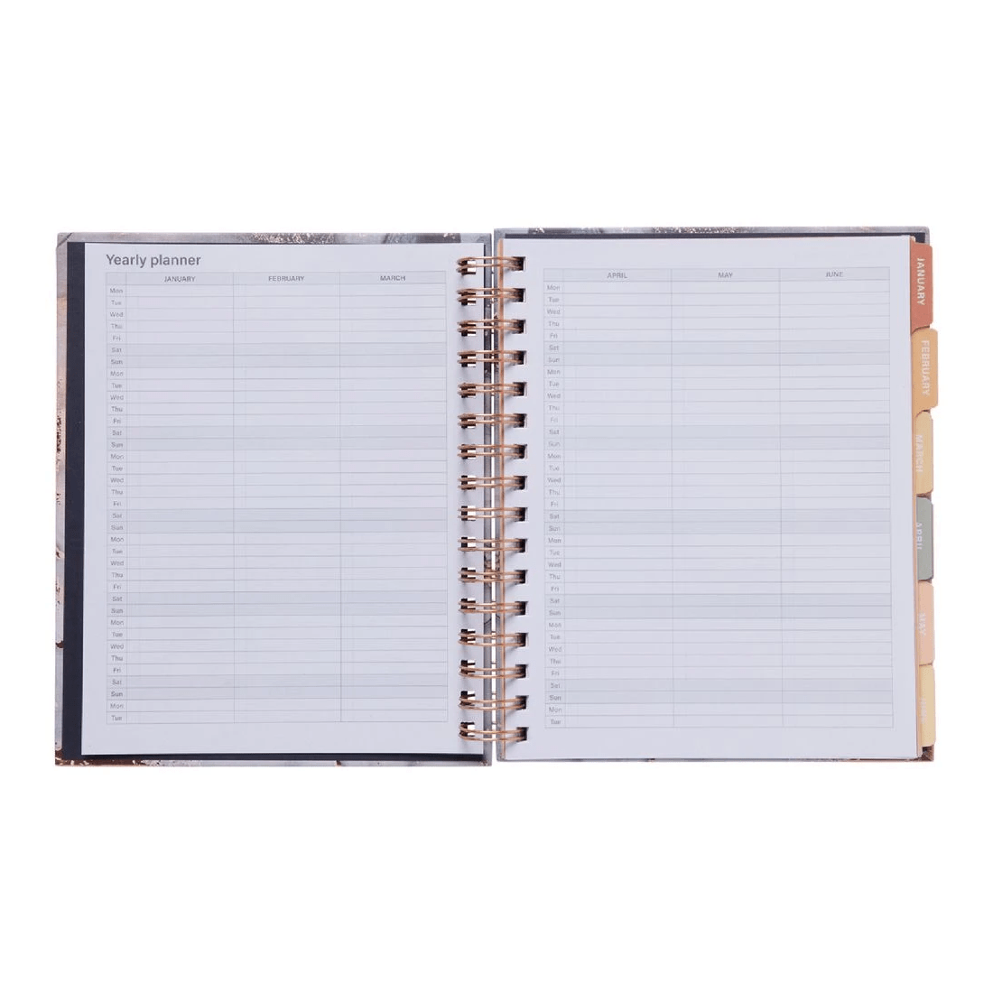 3 Otto 18 Month Undated Planner Marble, 3 of 8