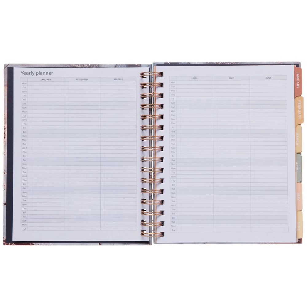 3 Otto 18 Month Undated Planner Marble, 3 of 8