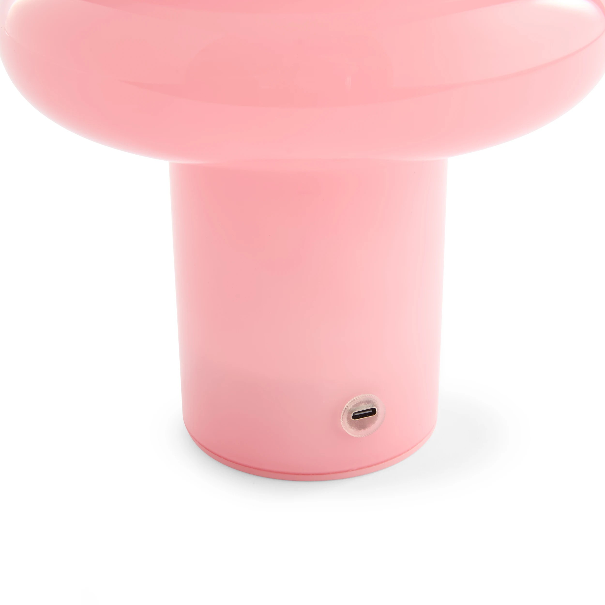 5 Oslo Glass Portable Rechargeable Lamp - Pink, 5 of 8