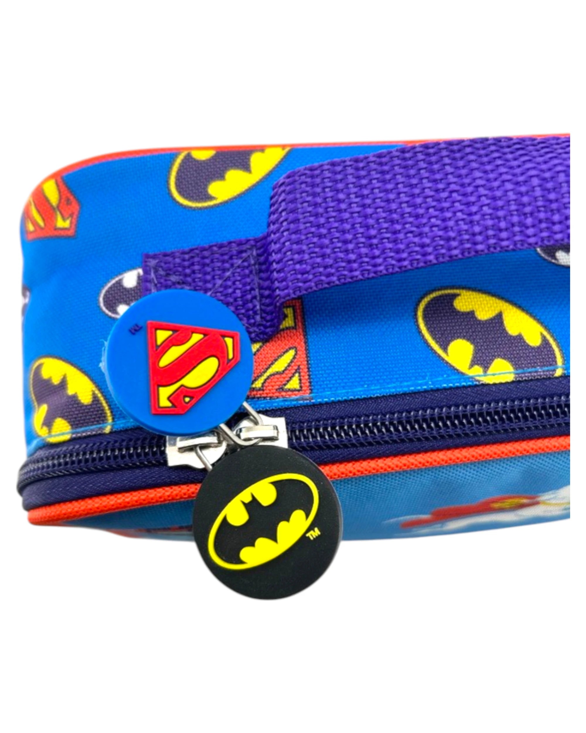 4 Warner Bros Batman & Superman Kids Lunch Box, 4 of 4