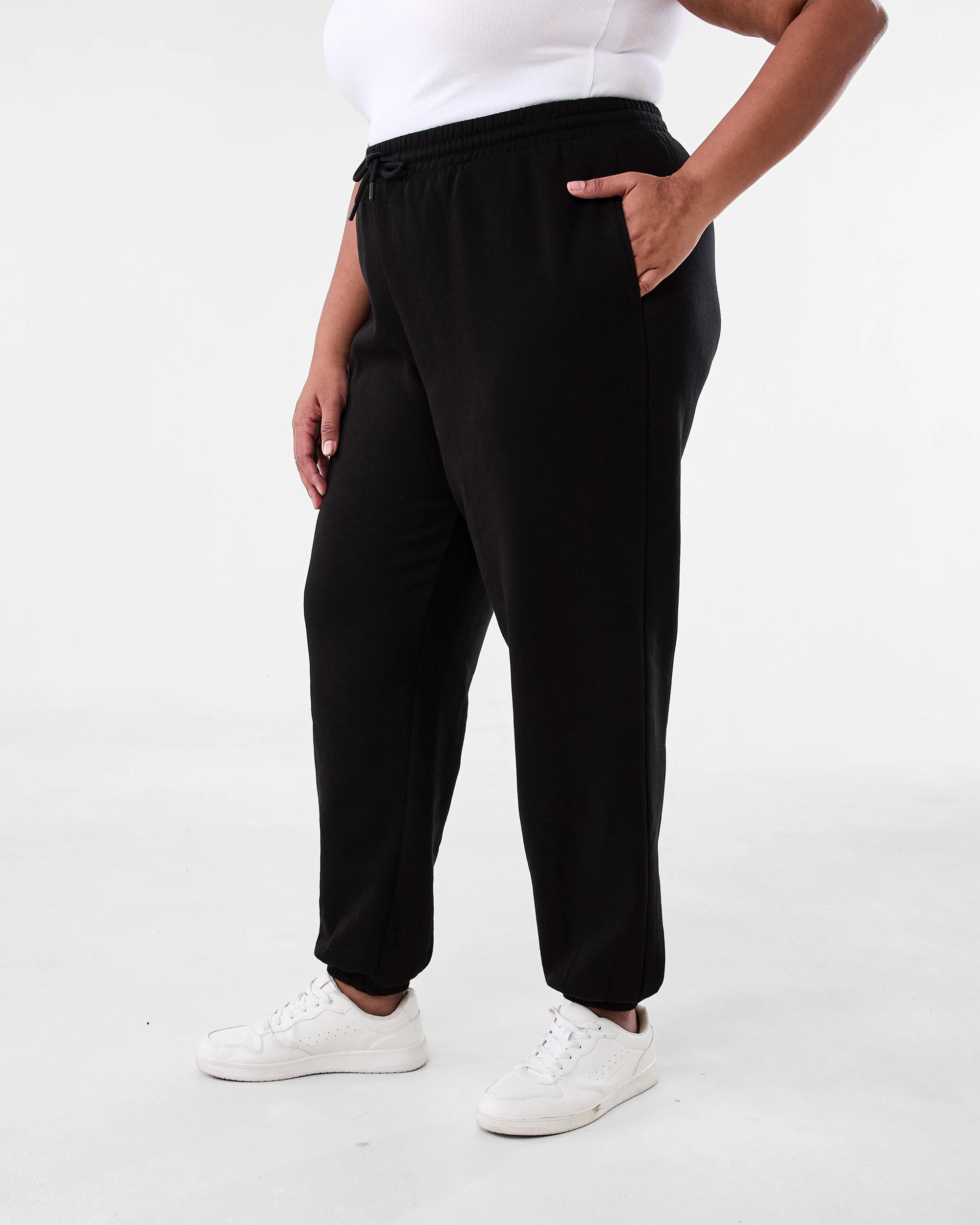 2 Curve Tracksuit Cuff Joggers Black, 2 of 5