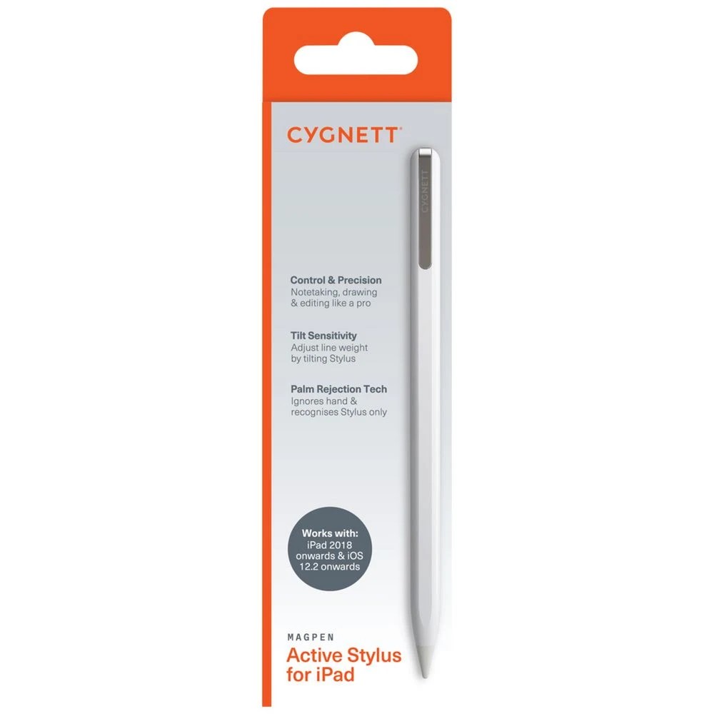 9 Cygnett MagPen Magnetic Active Stylus for iPad White, 9 of 9