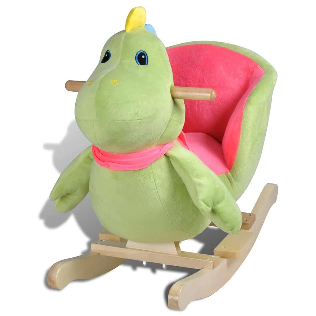 1 Vidaxl Rocking Animal Ride-on Toy - Green, 1 of 2