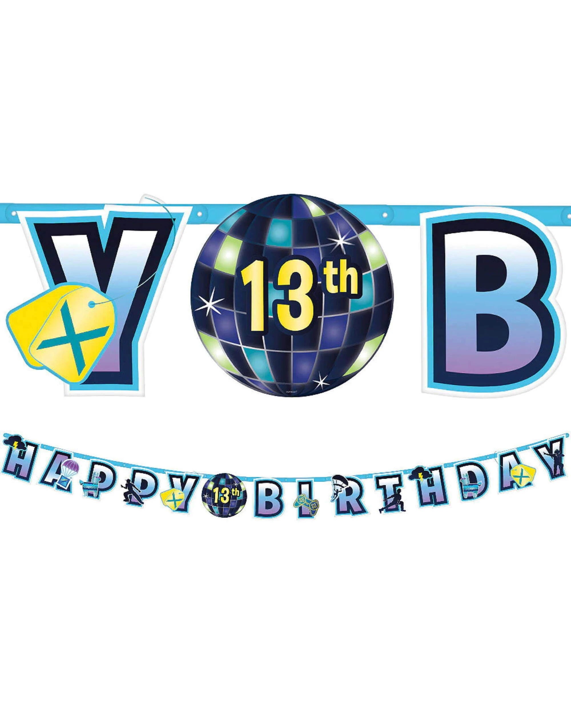 1 Anagram Battle Royal Jumbo Add An Age Banner Kit, 1 of 1