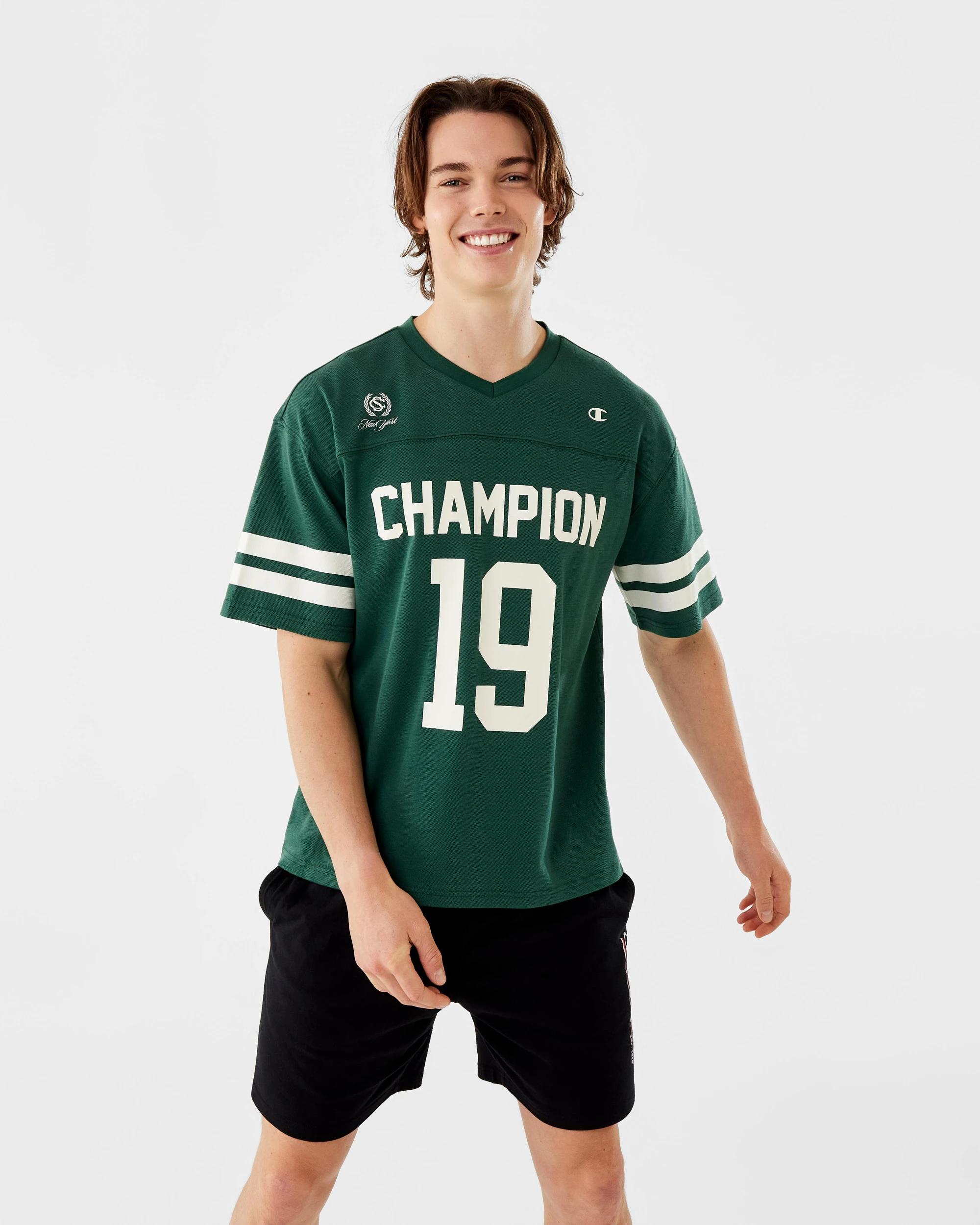 5 Champion Mens Football Jersey Hunt Green, 5 of 10