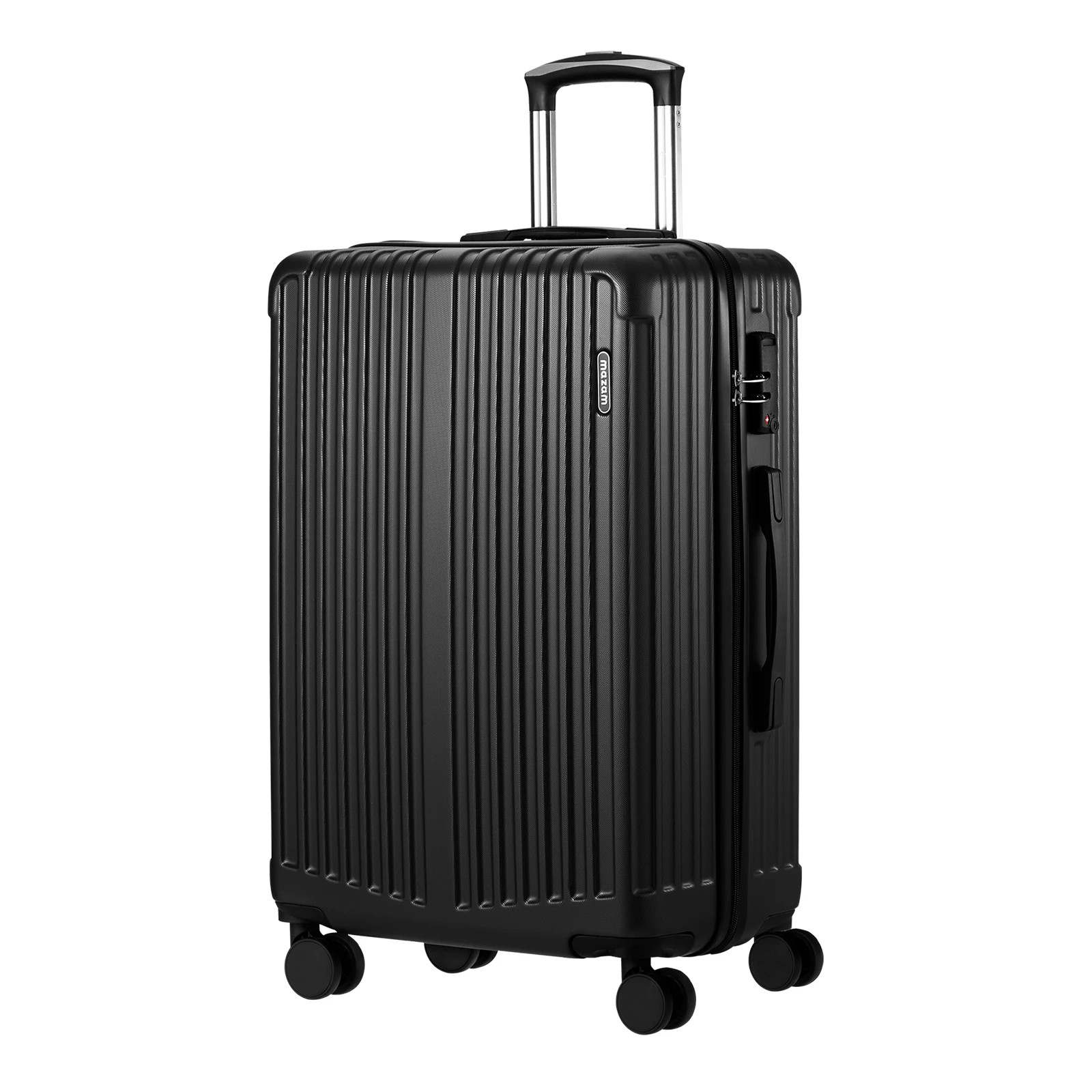 1 Mazam 28" Luggage Suitcase TSA Lock  ABS Case - Black, 1 of 9