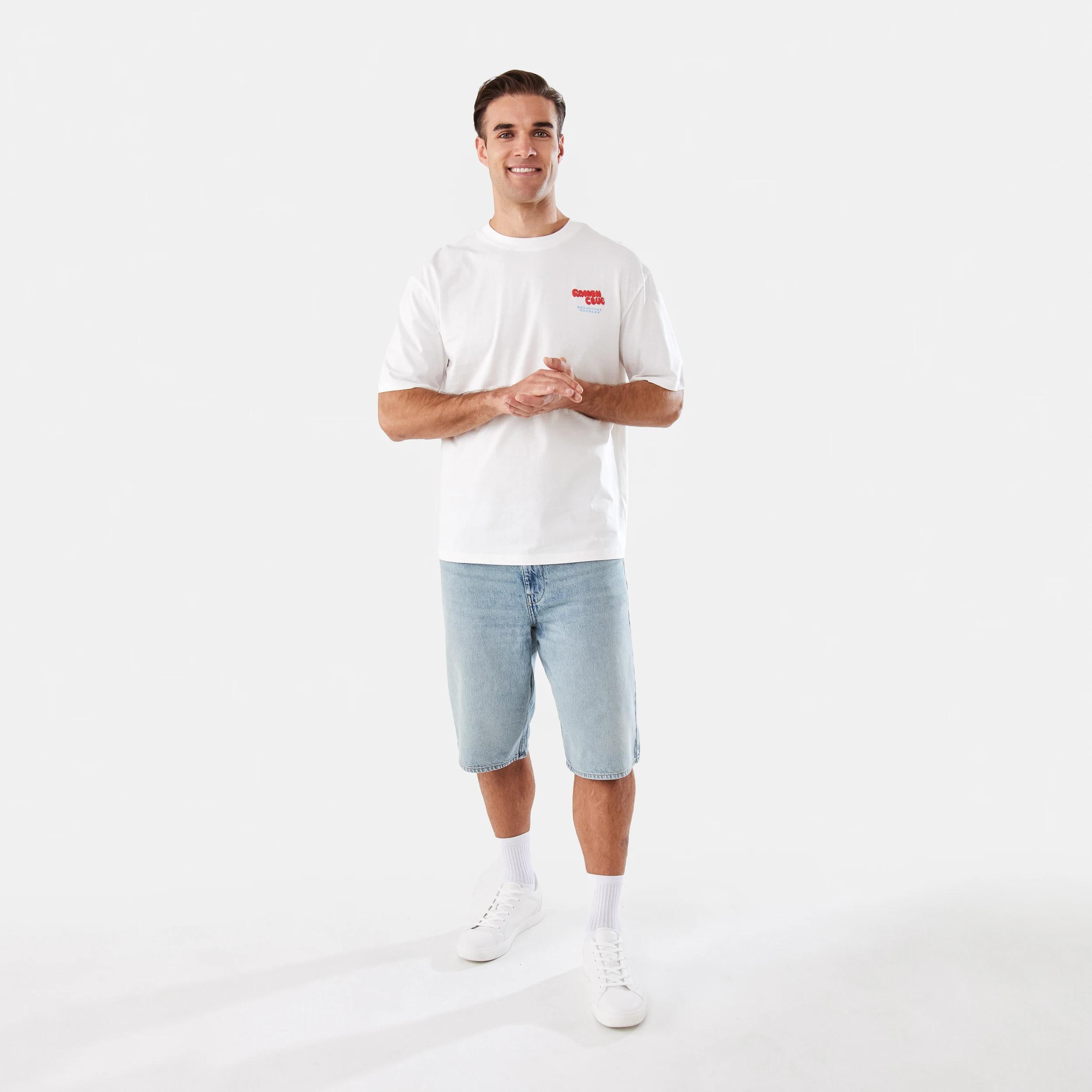 2 Oversized Graphic T-shirt Whte Ramen, 2 of 7