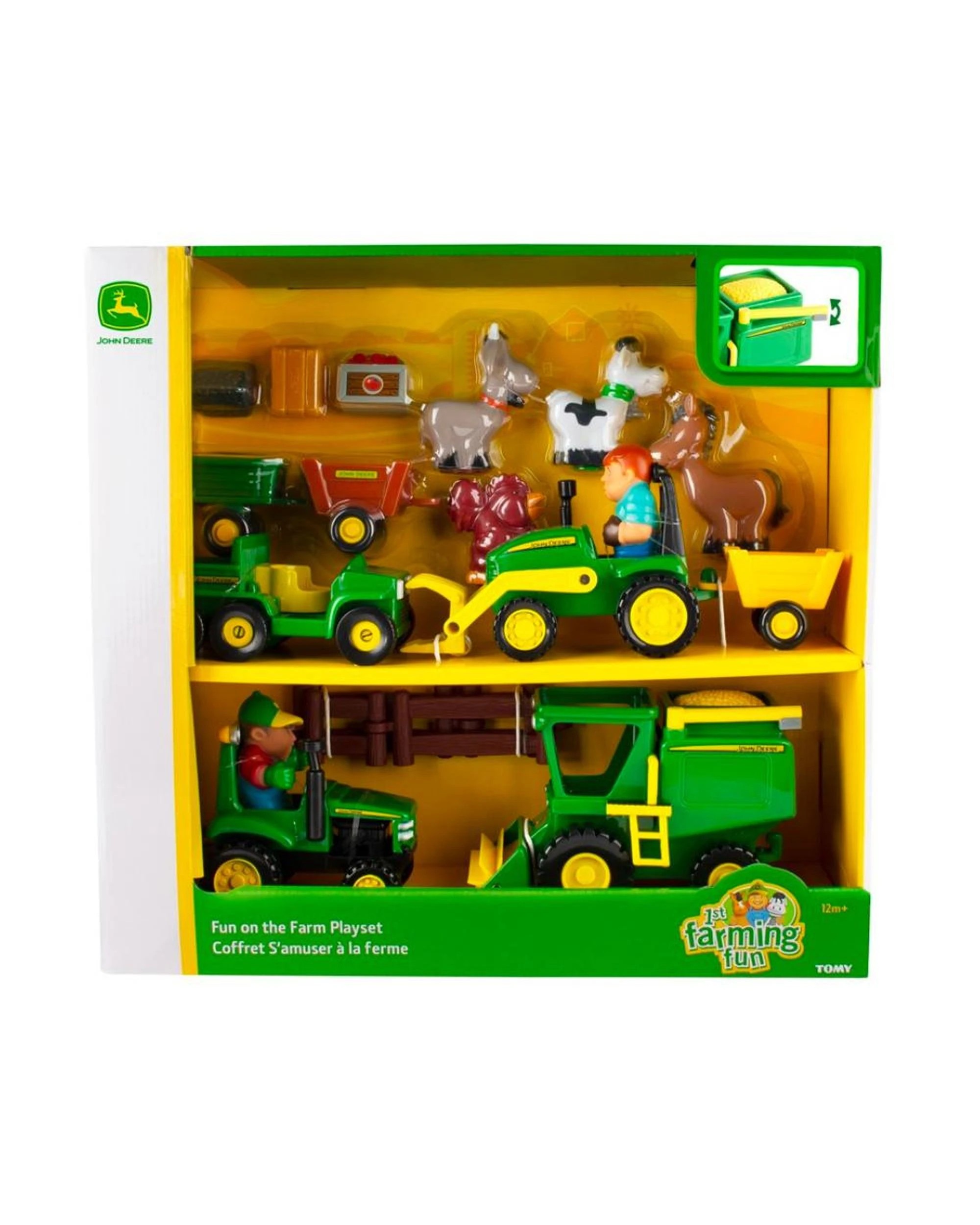 2 John Deere Vehicle Farm Playset  20 Piece Set 5, 2 of 3