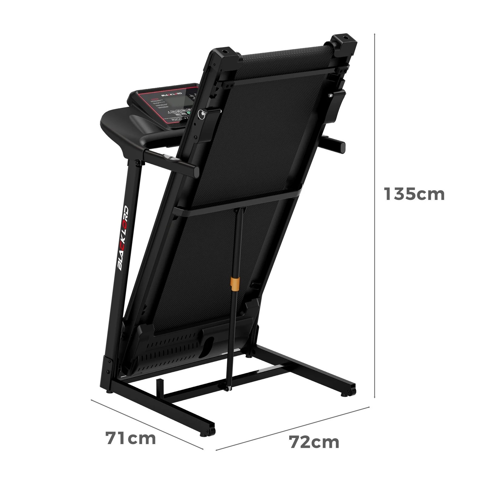 3 Black Lord Treadmill Electric Home Gym Fitness Exercise Equipment Incline 450mm, 3 of 4