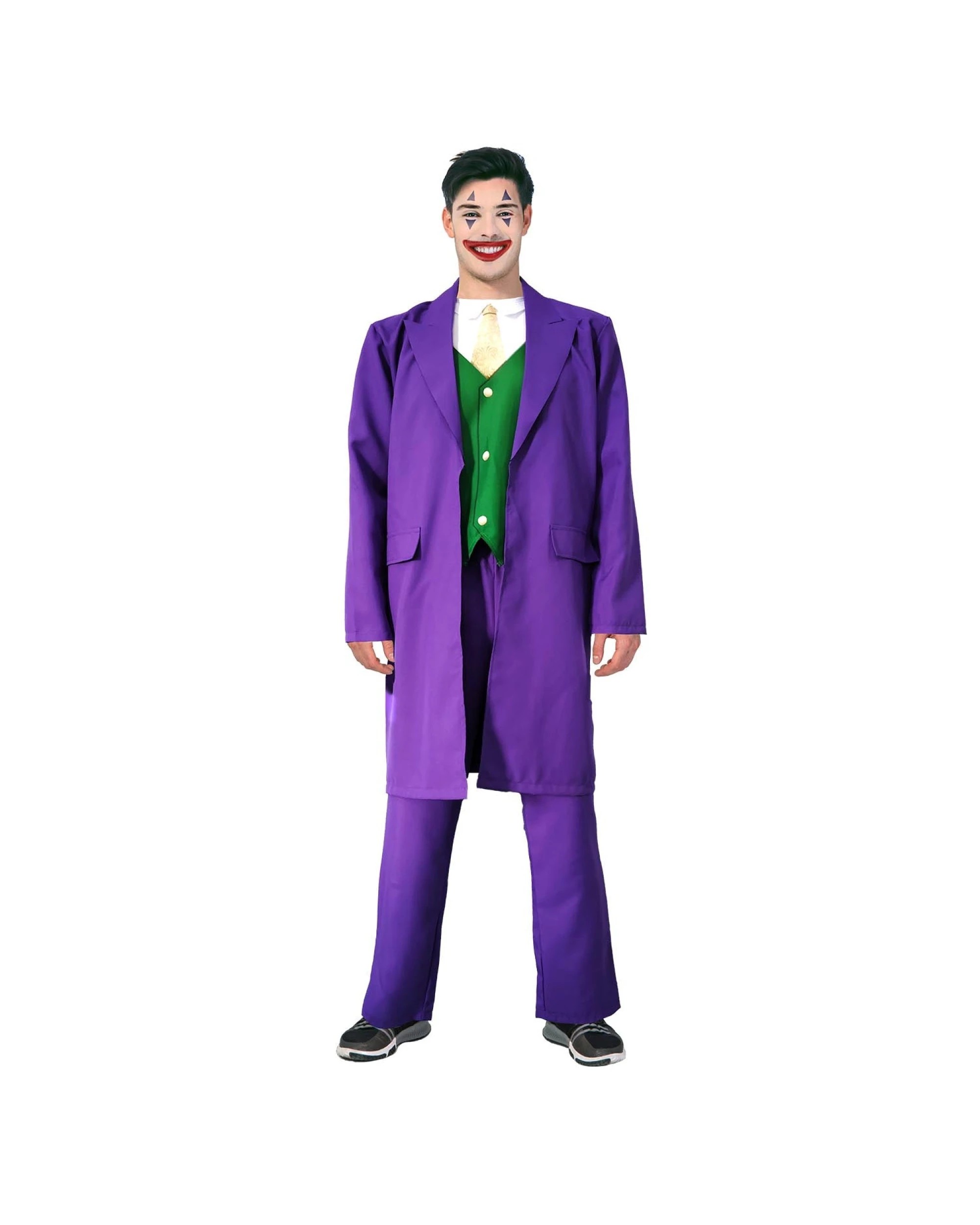 1 BR Costumes Men's Halloween Clown Costume with Jester Print, 1 of 1