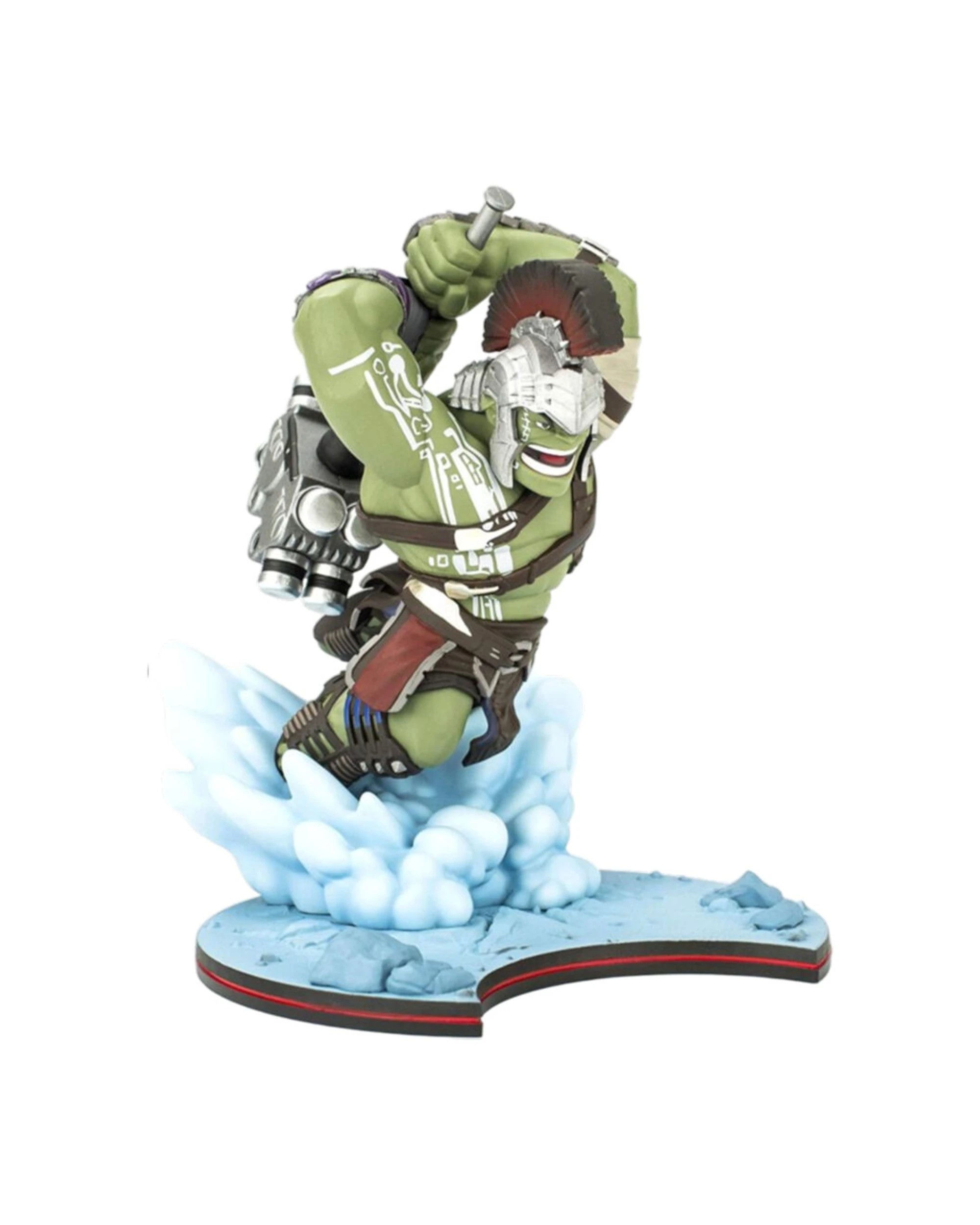 3 THOR Quantum Mechanix Thor Hulk Diorama QFig Max Figure Ragnarok Gladiator - Green, 3 of 3