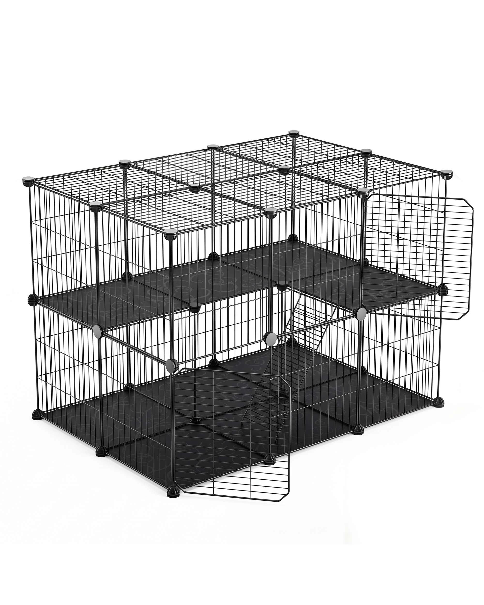 6 Advwin DIY Cat Cage Enclosure Pet Crate Rabbit Hutch Pet Scene Kitty Kennel, 6 of 8
