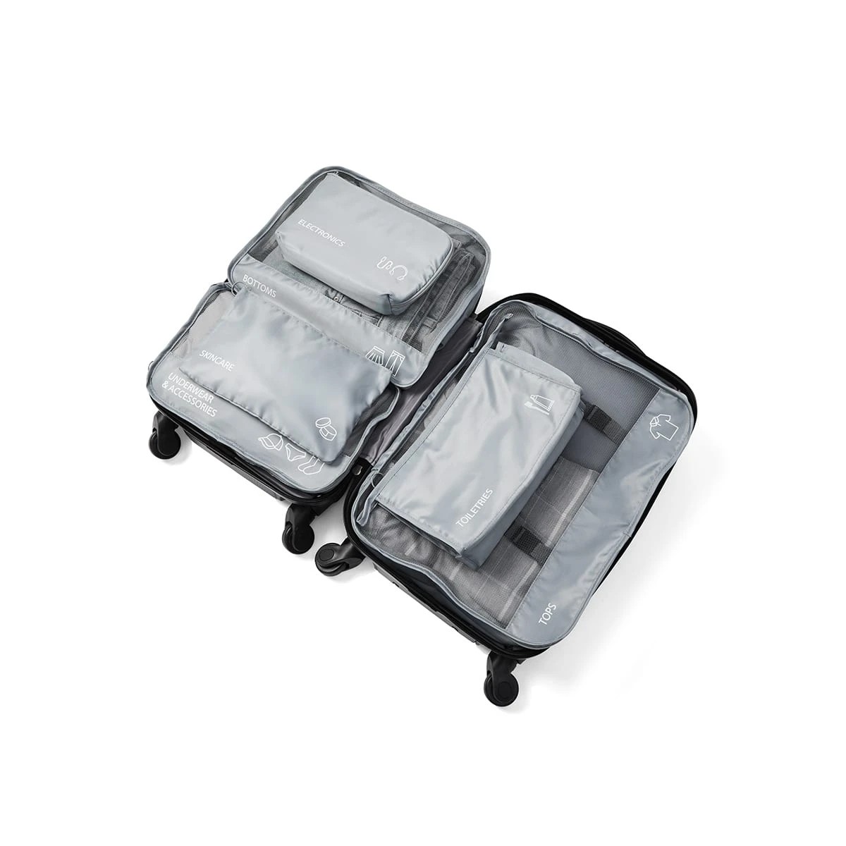 9 7 Piece Packing Cube - Grey, 9 of 10
