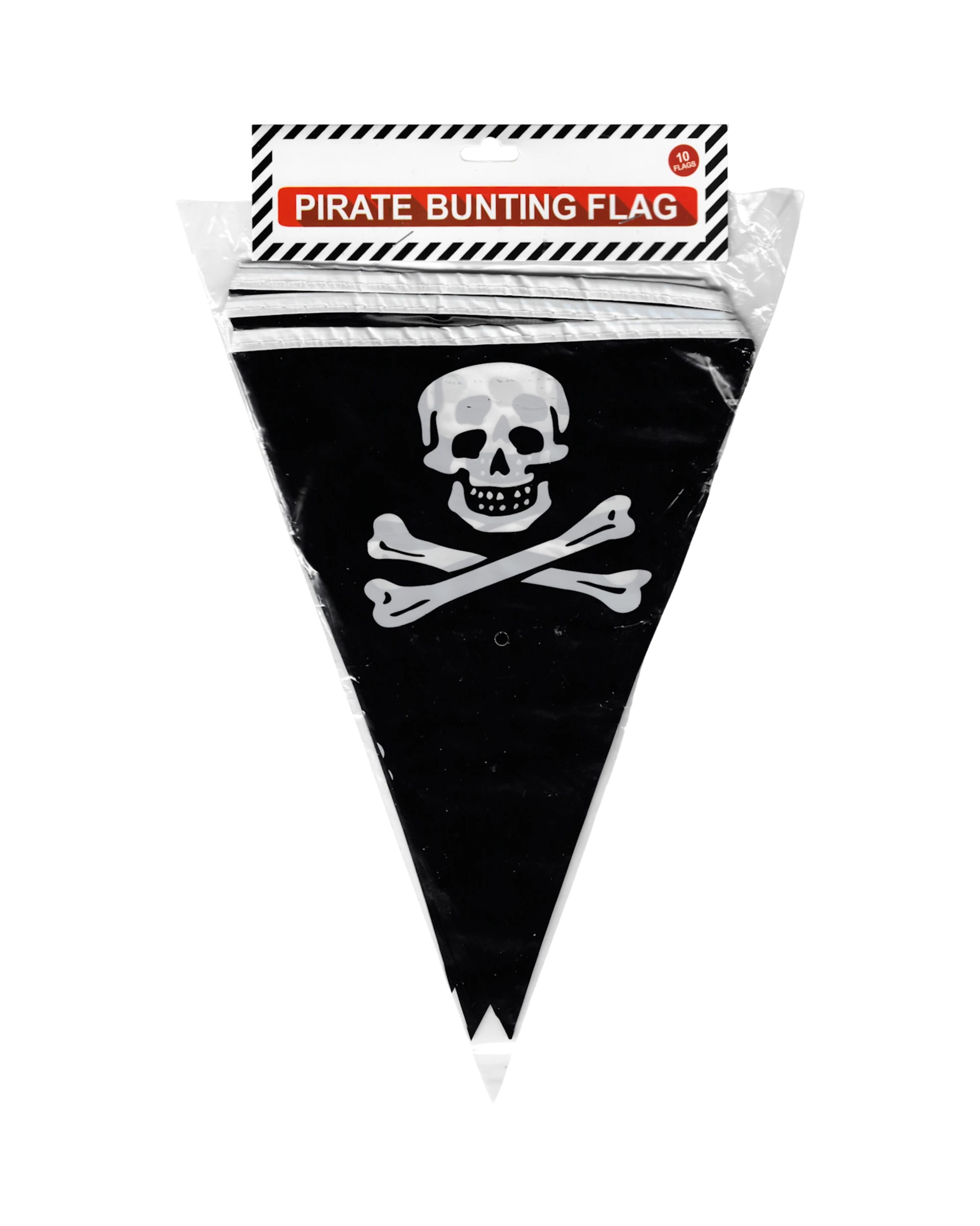 2 JD Party Pirate Skull Flag Banner - Black, 2 of 3
