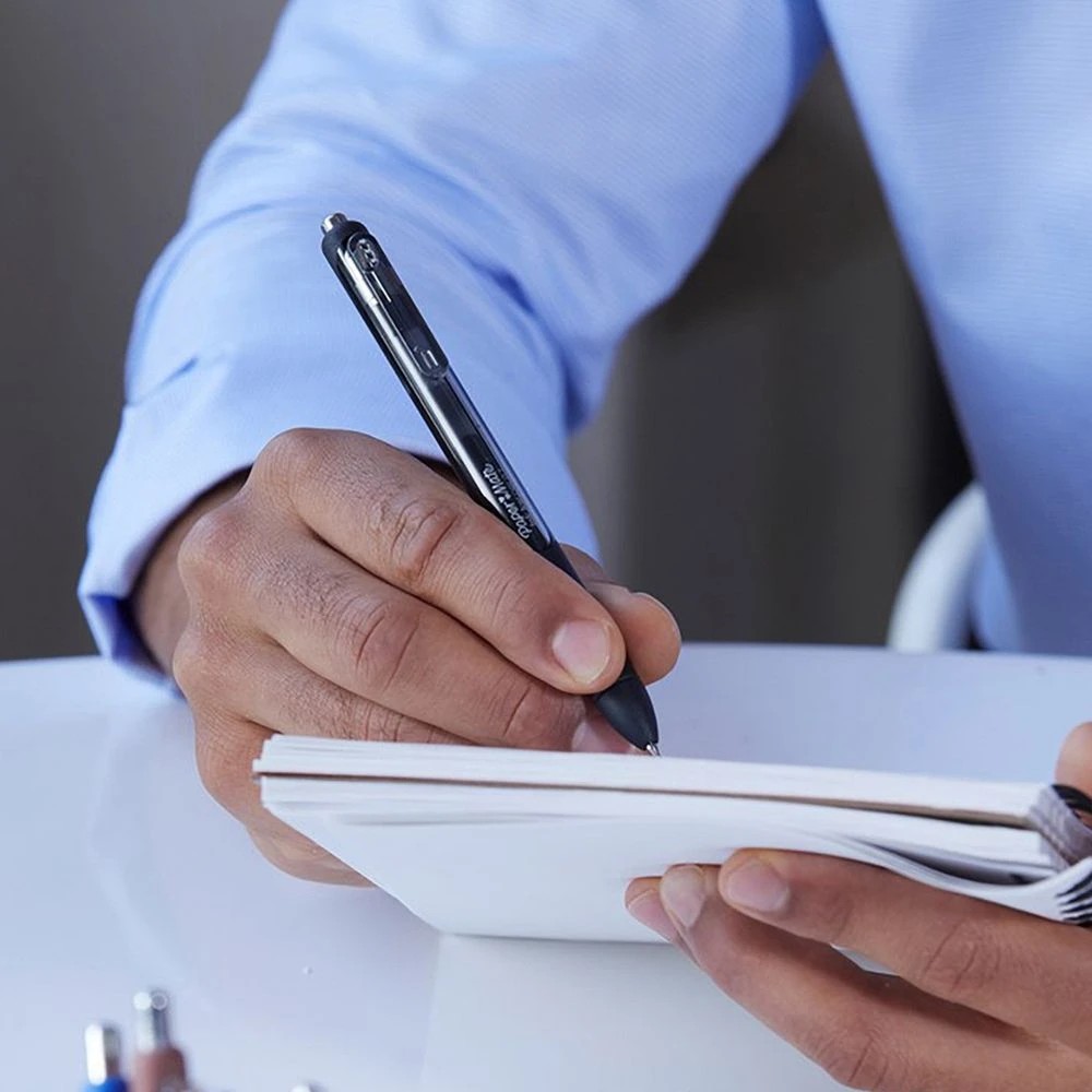 6 Paper Mate InkJoy Gel Pens 0.7mm Black 4 Pack, 6 of 8