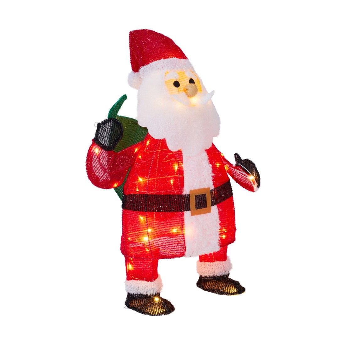 2 Low Voltage LED Light Up Santa, 2 of 9