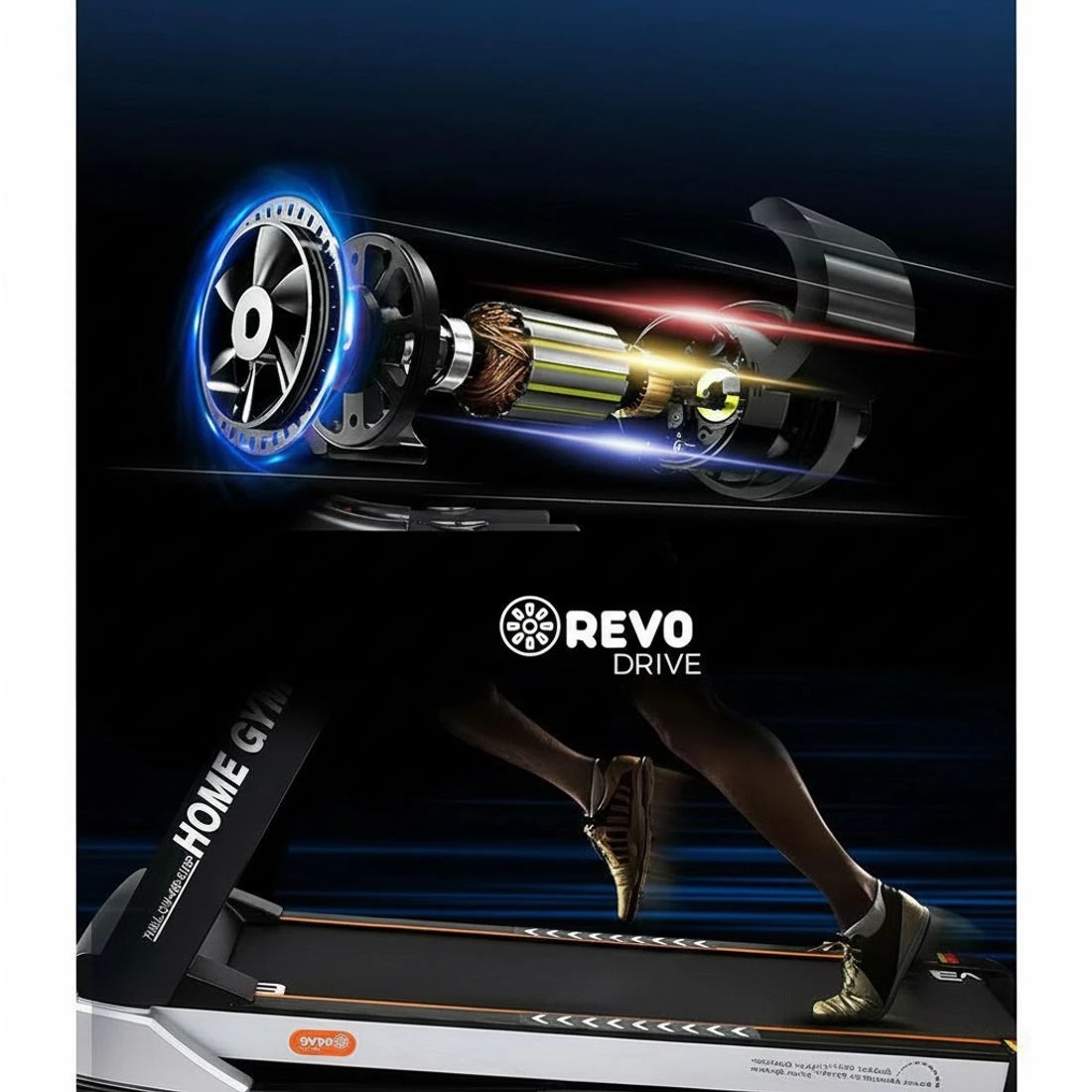 4 Everfit Treadmill Electric Auto Incline Spring Home Gym Fitness Exercise - Black, 4 of 8