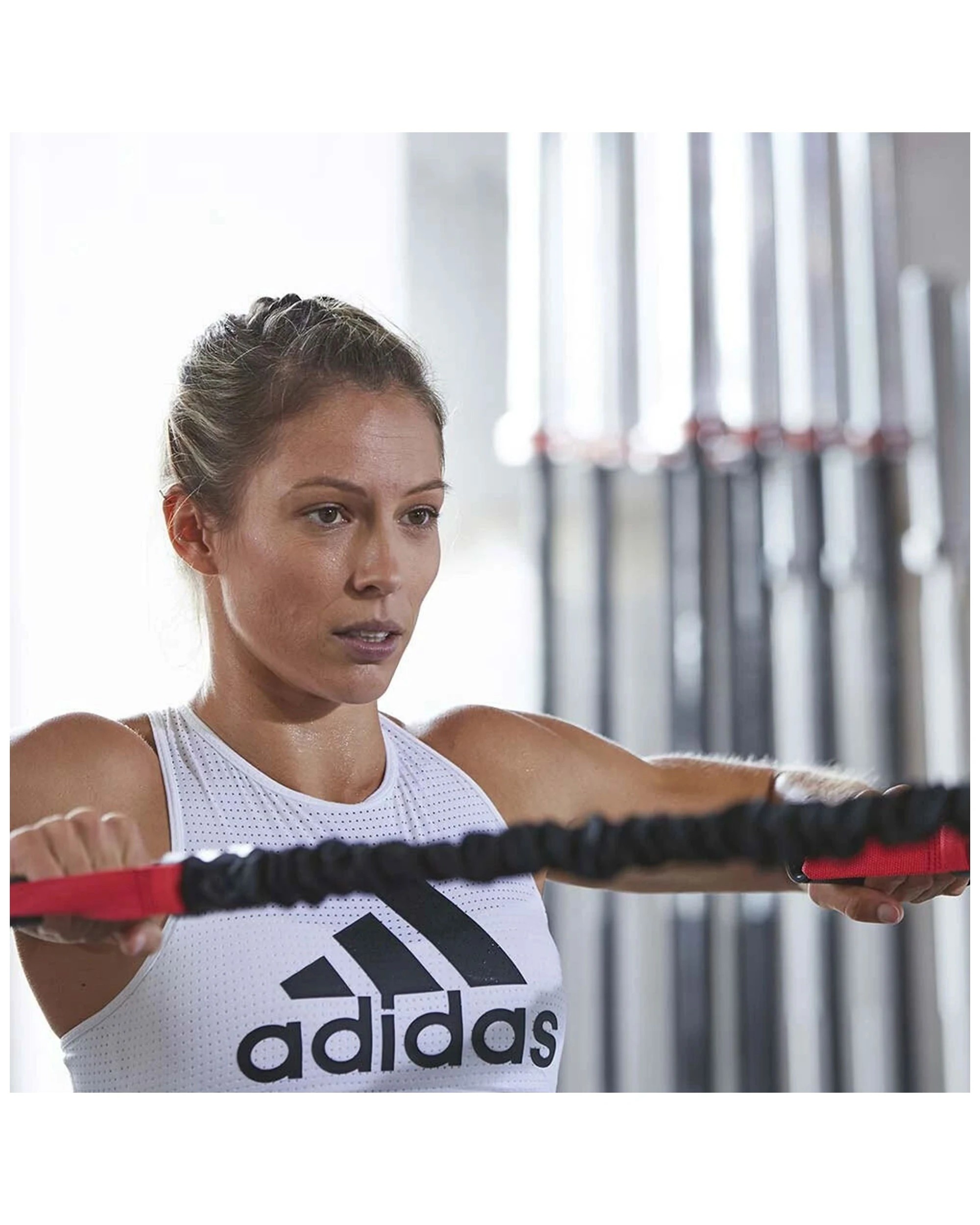 9 Adidas Power Tube - Level 3 With Comfort Grip Handles Durable Outer Sleeve - Black, 9 of 9