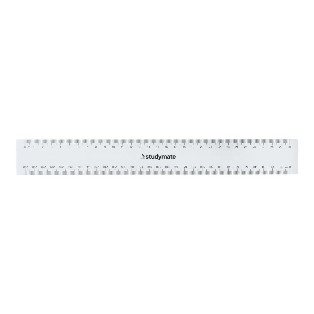 3 Studymate Plastic Ruler 30cm Clear, 3 of 3