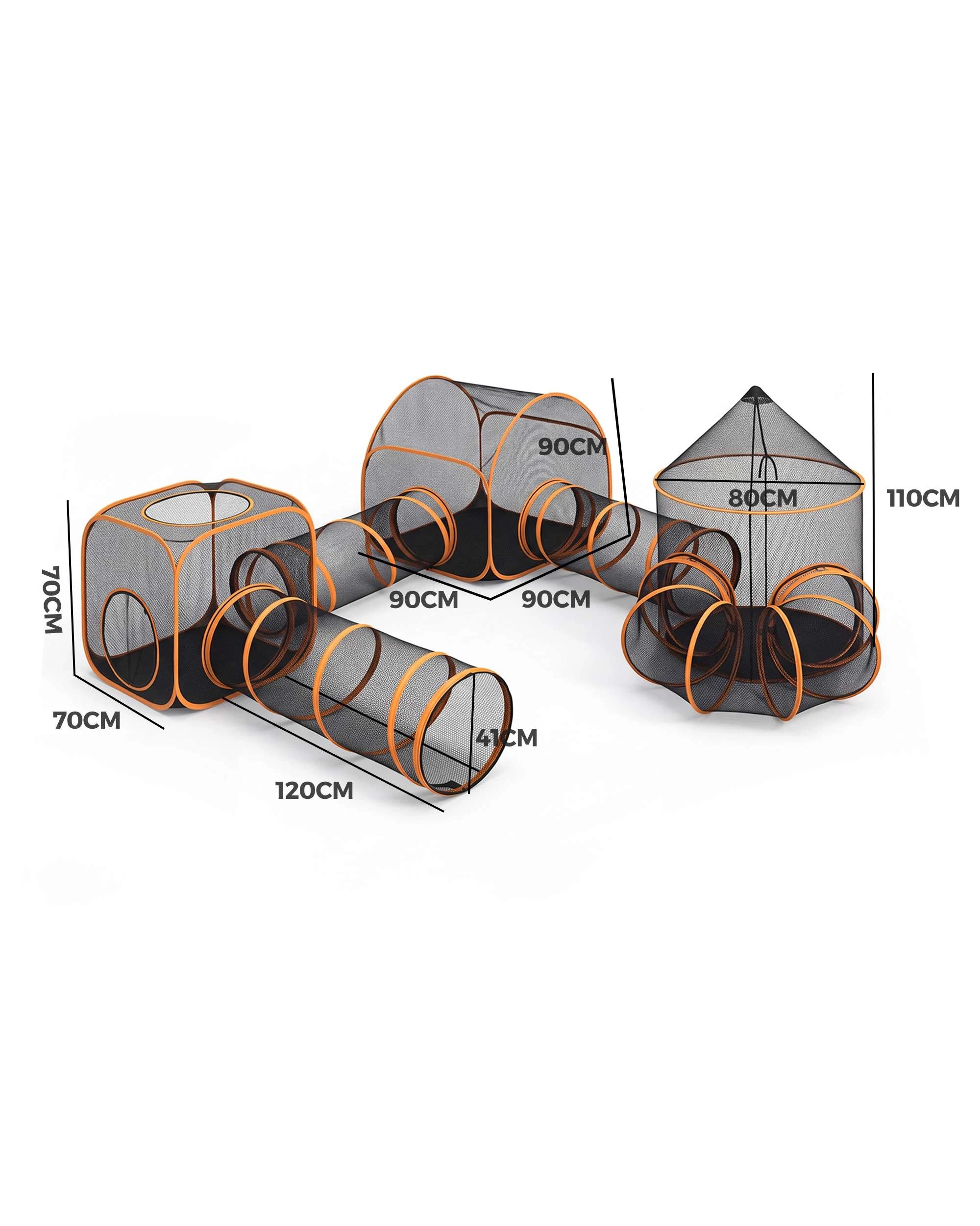 8 Advwin 7in1 Pet Playpen Cat House Enclosures Pop Up Tent Tunnel Dog Cage Puppy Rabbit, 8 of 8